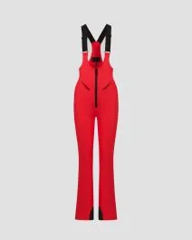 Pantaloni rossi da sci con bretelle Goldbergh Phoebe