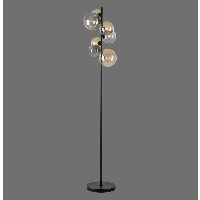 Paul Neuhaus POPSICLE Lampada da terra LED Nero, 7-Luci