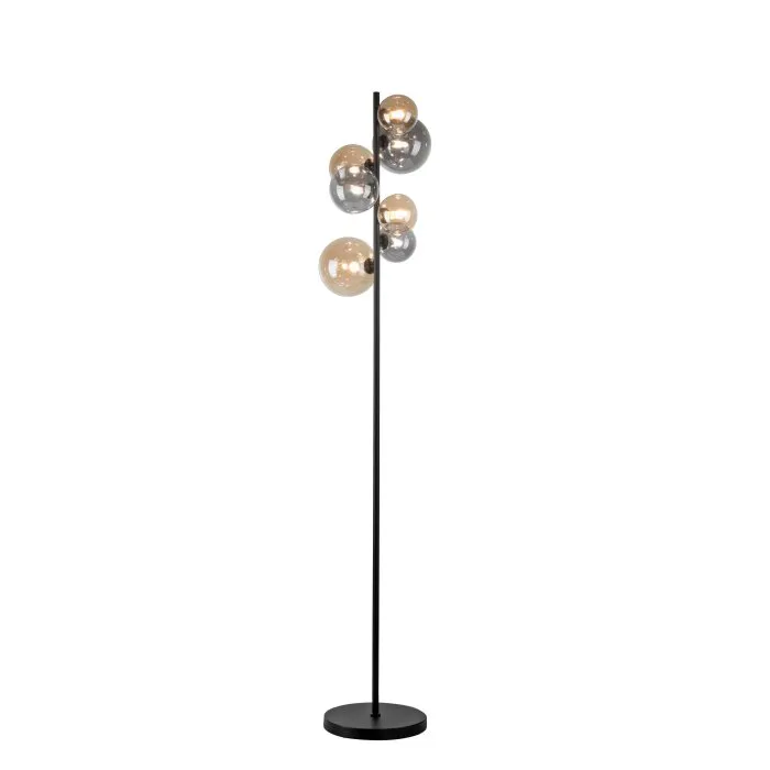 Paul Neuhaus POPSICLE Lampada da terra LED Nero, 7-Luci