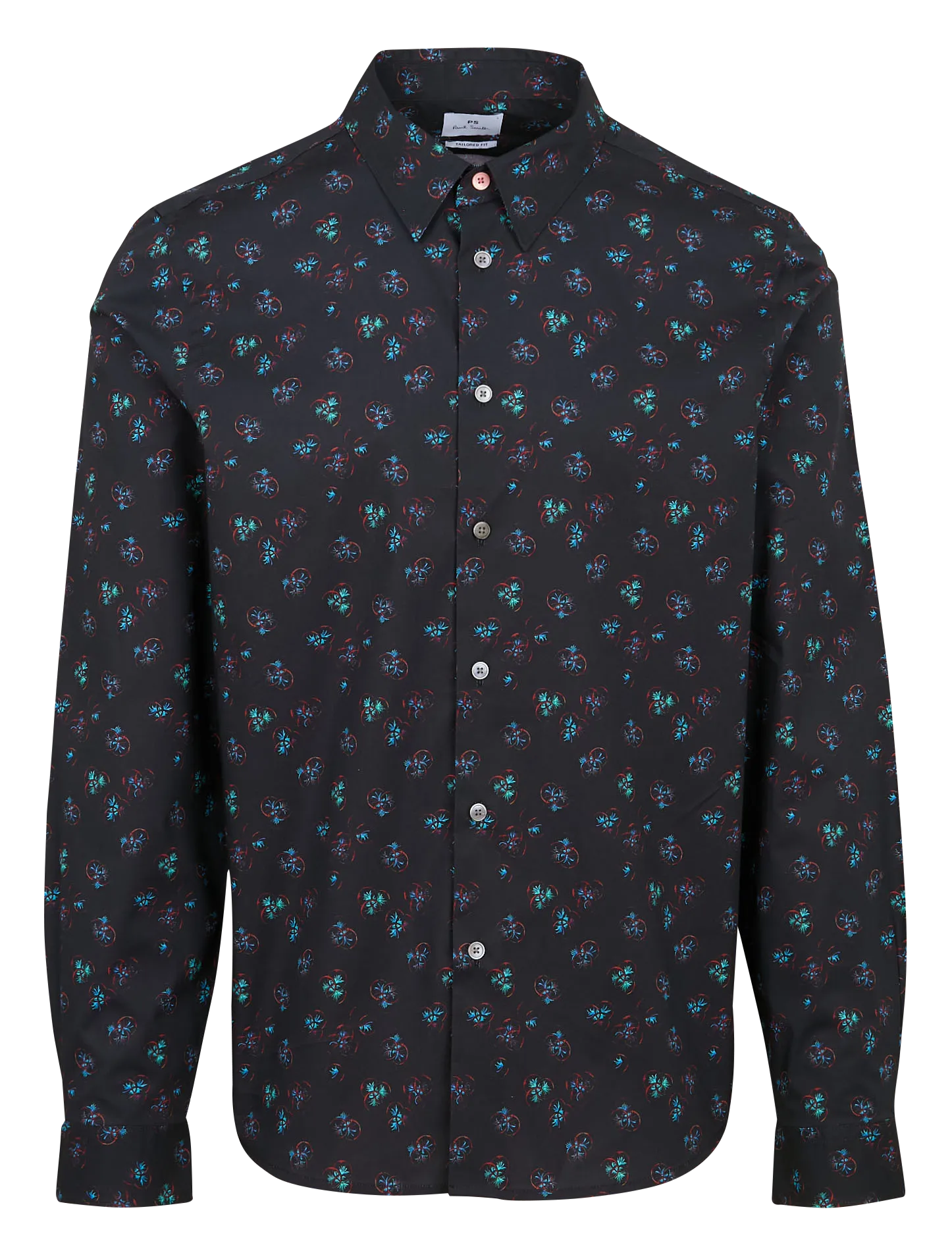  PAUL SMITH   Camicia collo classico in misto cotone bio | Nero