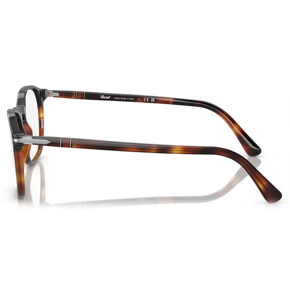 Persol - PO3007VM - Tartarugato Scuro Marrone Chiaro - Occhiali da Vista - Persol Eyewear