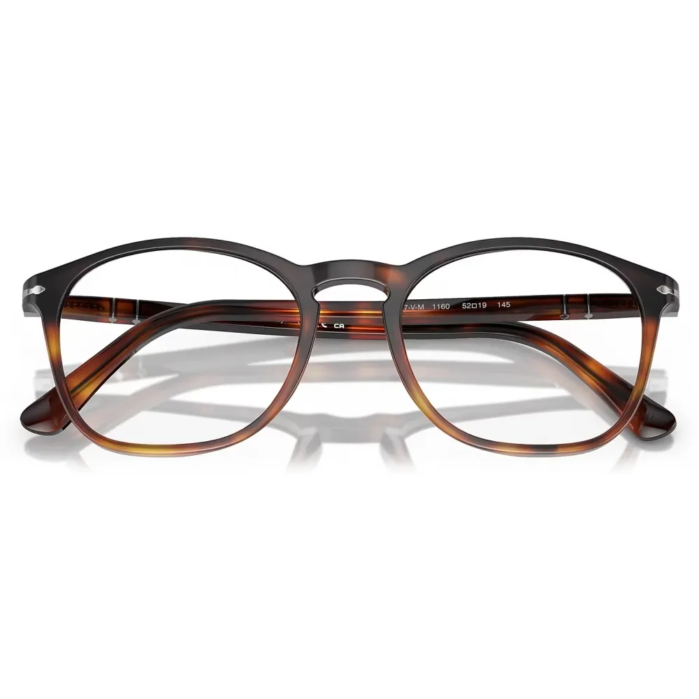 Persol - PO3007VM - Tartarugato Scuro Marrone Chiaro - Occhiali da Vista - Persol Eyewear