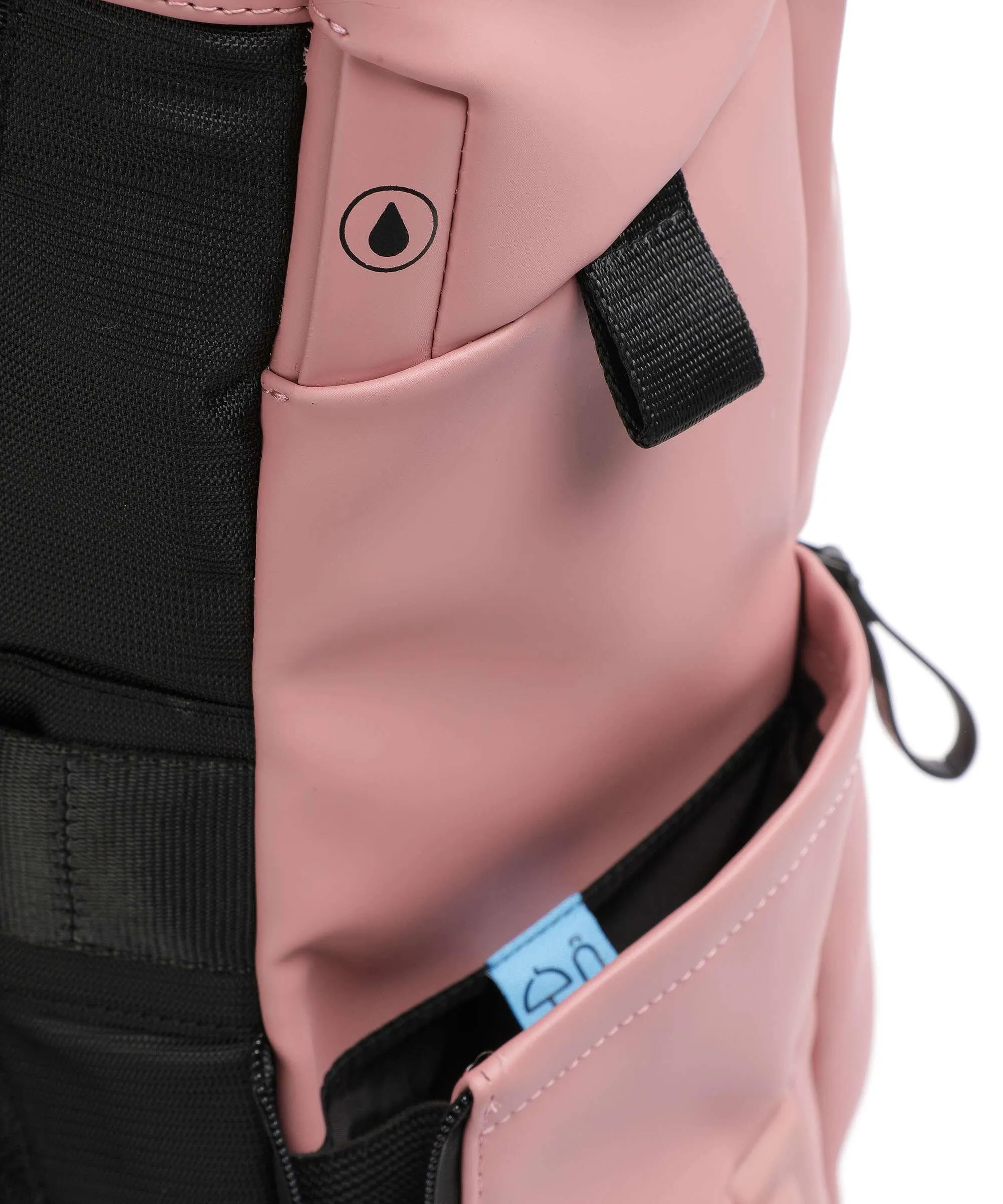  Piquadro Corner 2.0 Zaino roll-top 15″ poliuretano rosa  