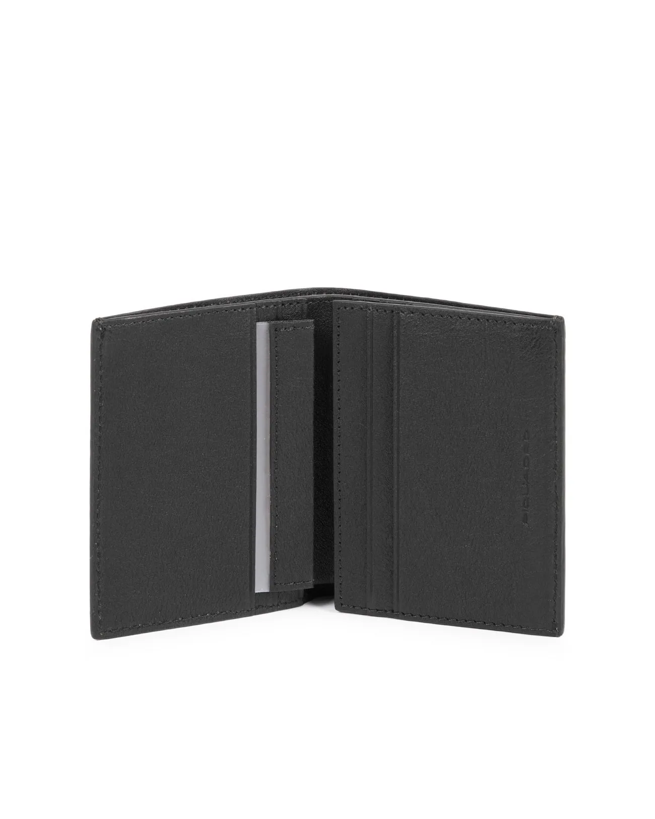 Piquadro - Portafoglio uomo con porta monete, porta carte di Black Square| Studioarch.com