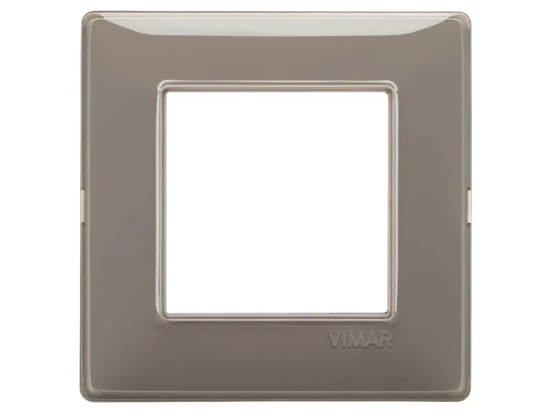 Placca Vimar 2M Reflex cenere