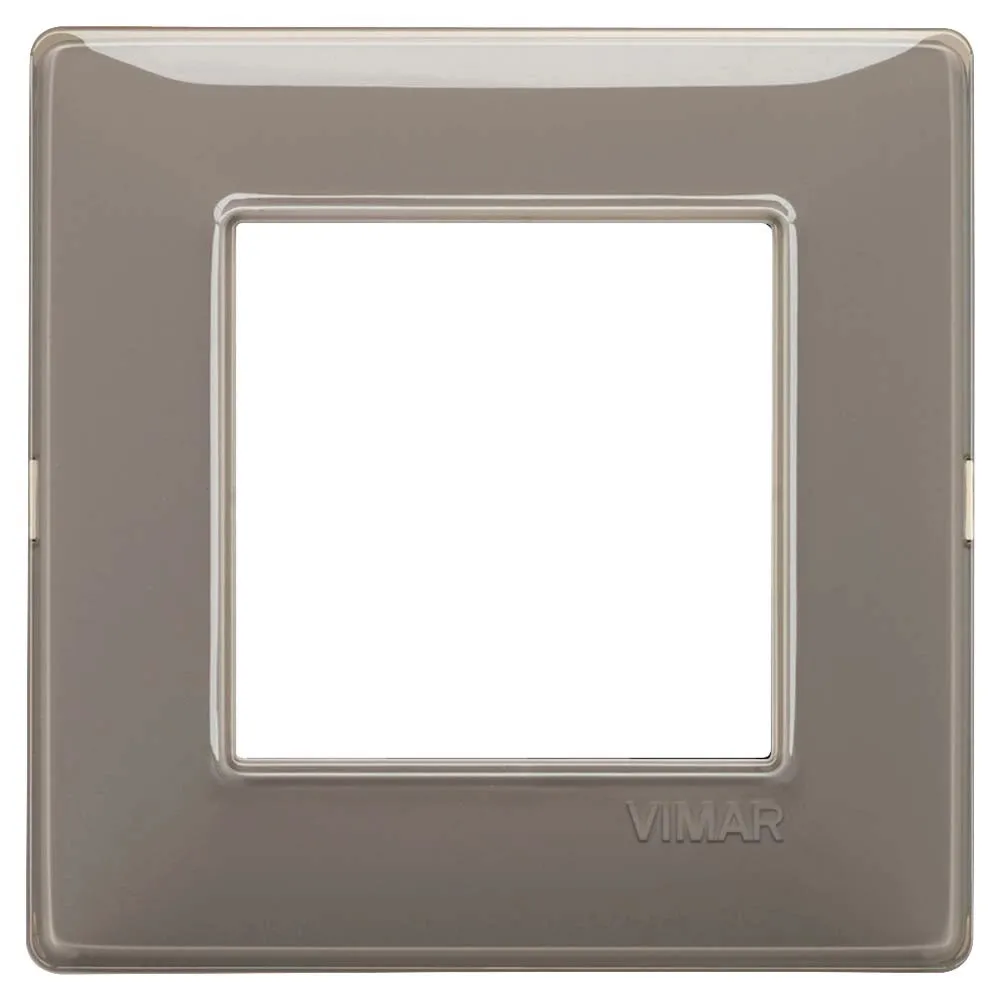 Placca Vimar 2M Reflex cenere