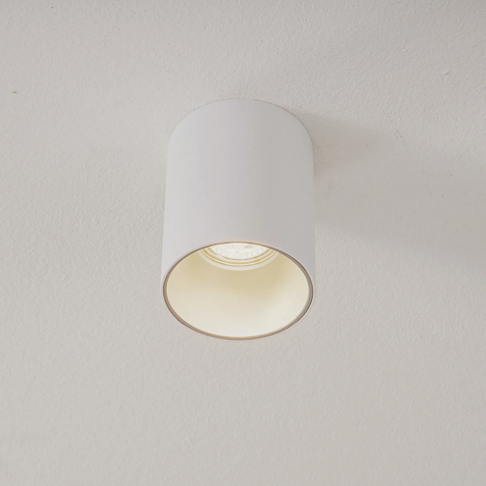 Plafoniera Eye Tone, bianco/argento
