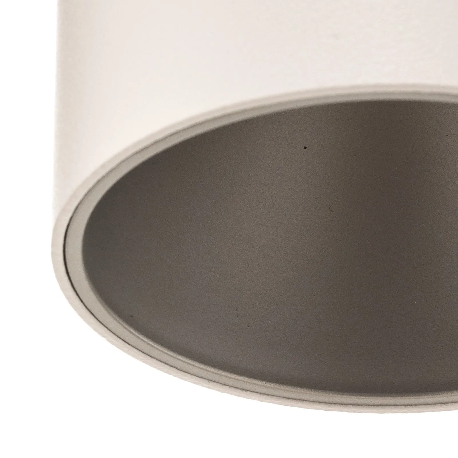 Plafoniera Eye Tone, bianco/argento