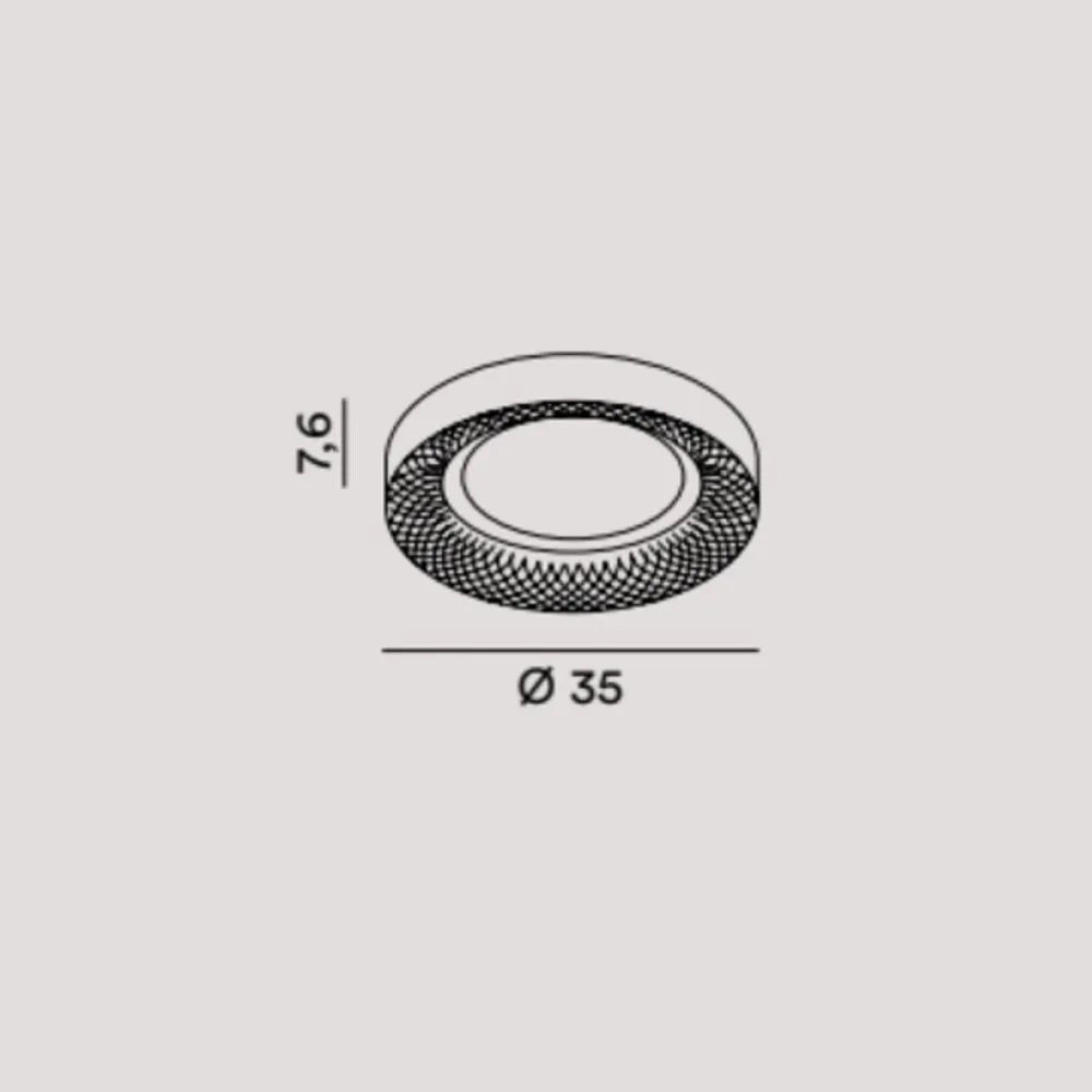 Plafoniera moderna Perenz illumina HIVE 8154 8156 LED metallo acrilico lampada soffitto