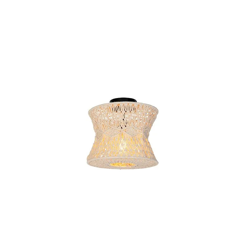 Plafoniera orientale grigia 30 cm - Leonard