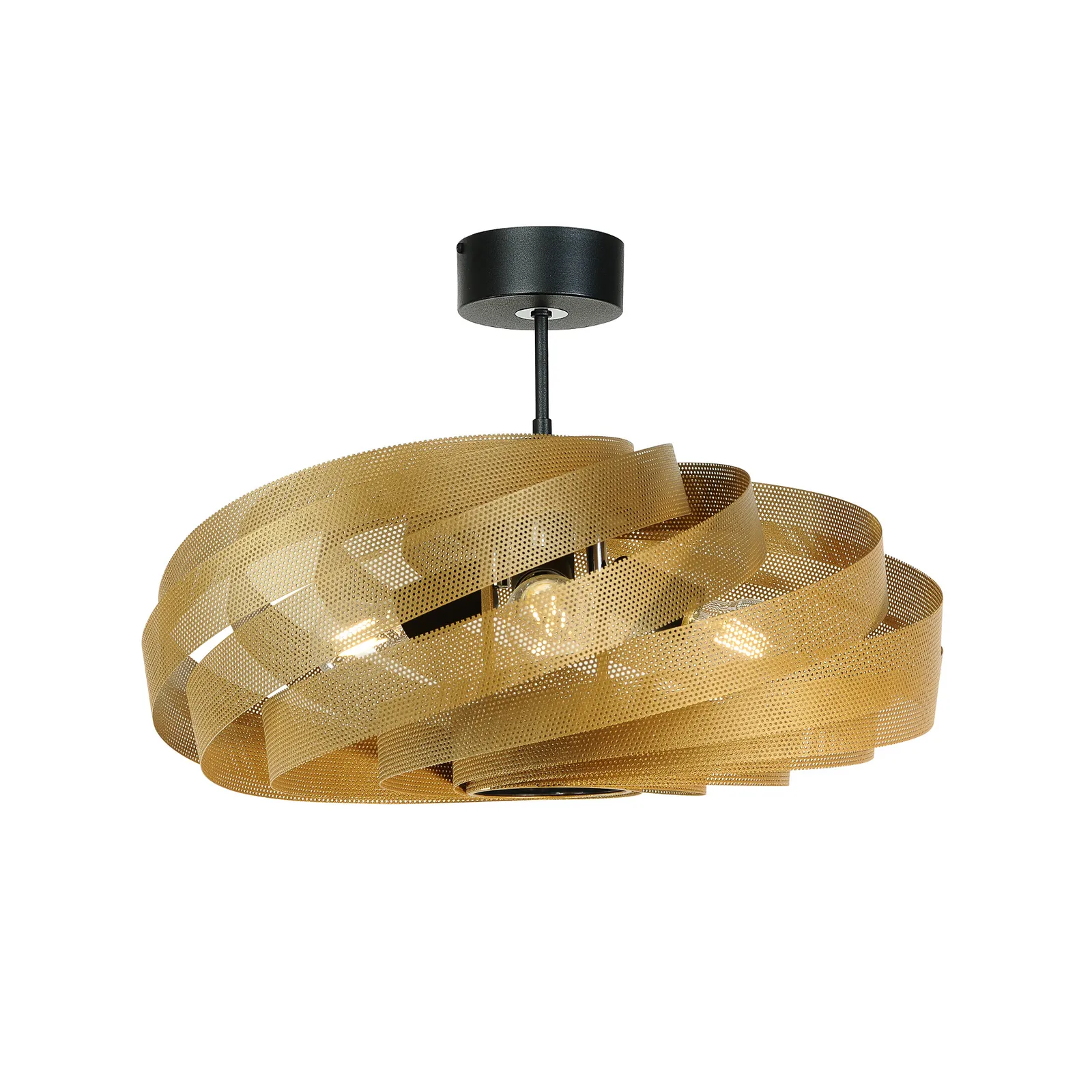 Plafoniera Vento, colore oro, Ø 60 cm
