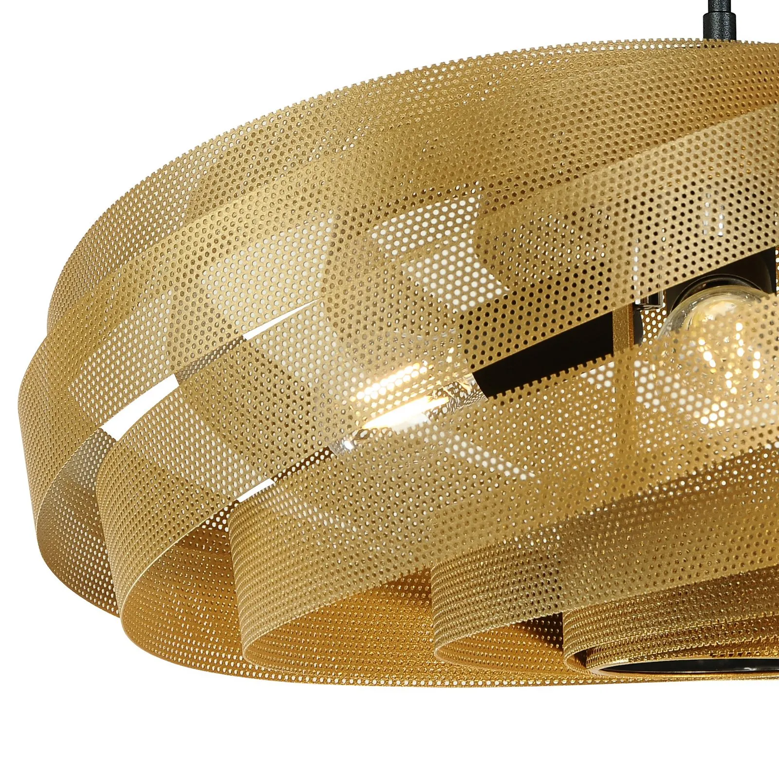 Plafoniera Vento, colore oro, Ø 60 cm