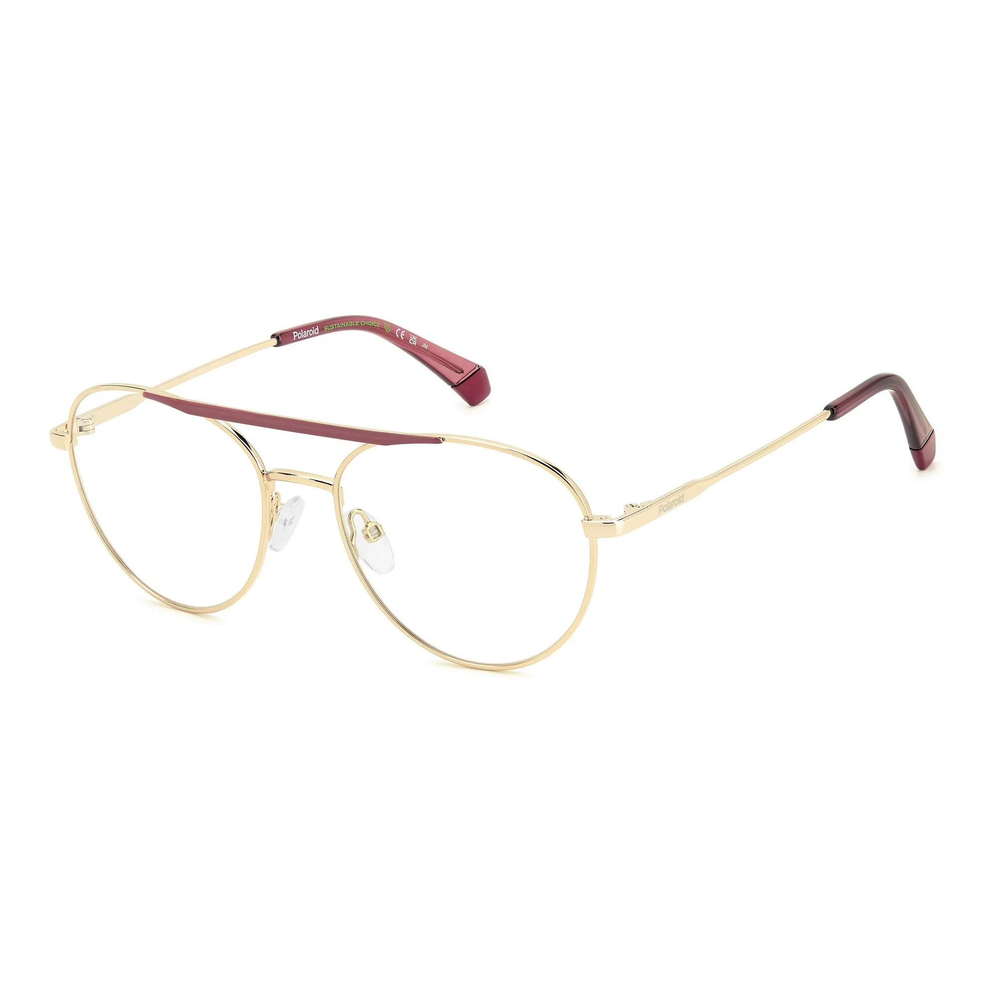   Polaroid PLD D513 - EYR Oro Rosa | Occhiale Da Vista Unisex 