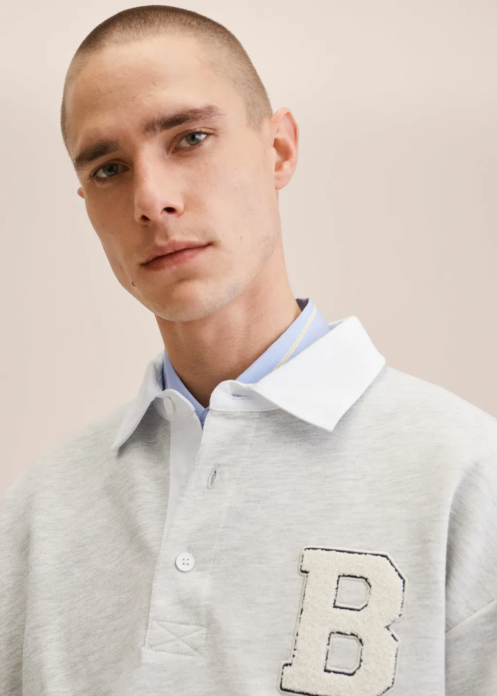 Polo cotone toppa