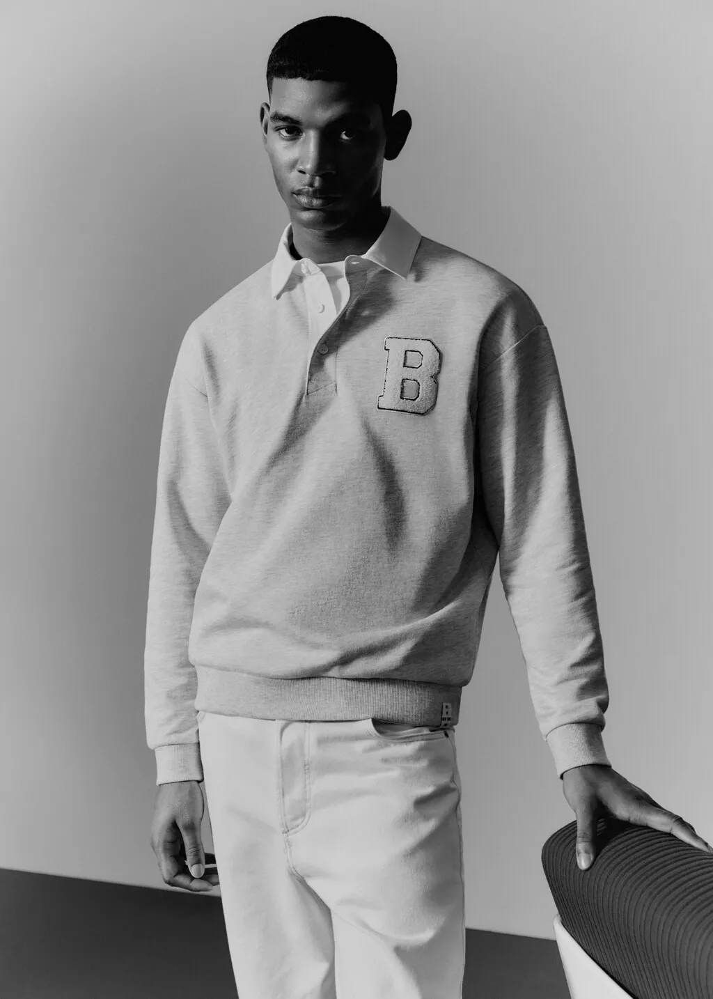 Polo cotone toppa