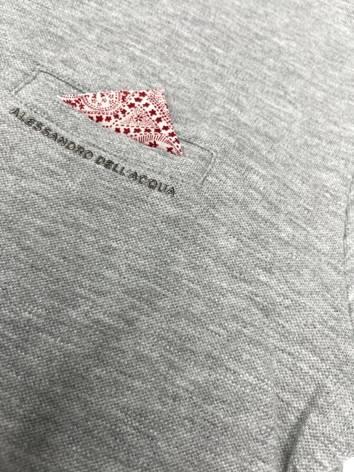 POLO GRIGIA IN COTONE