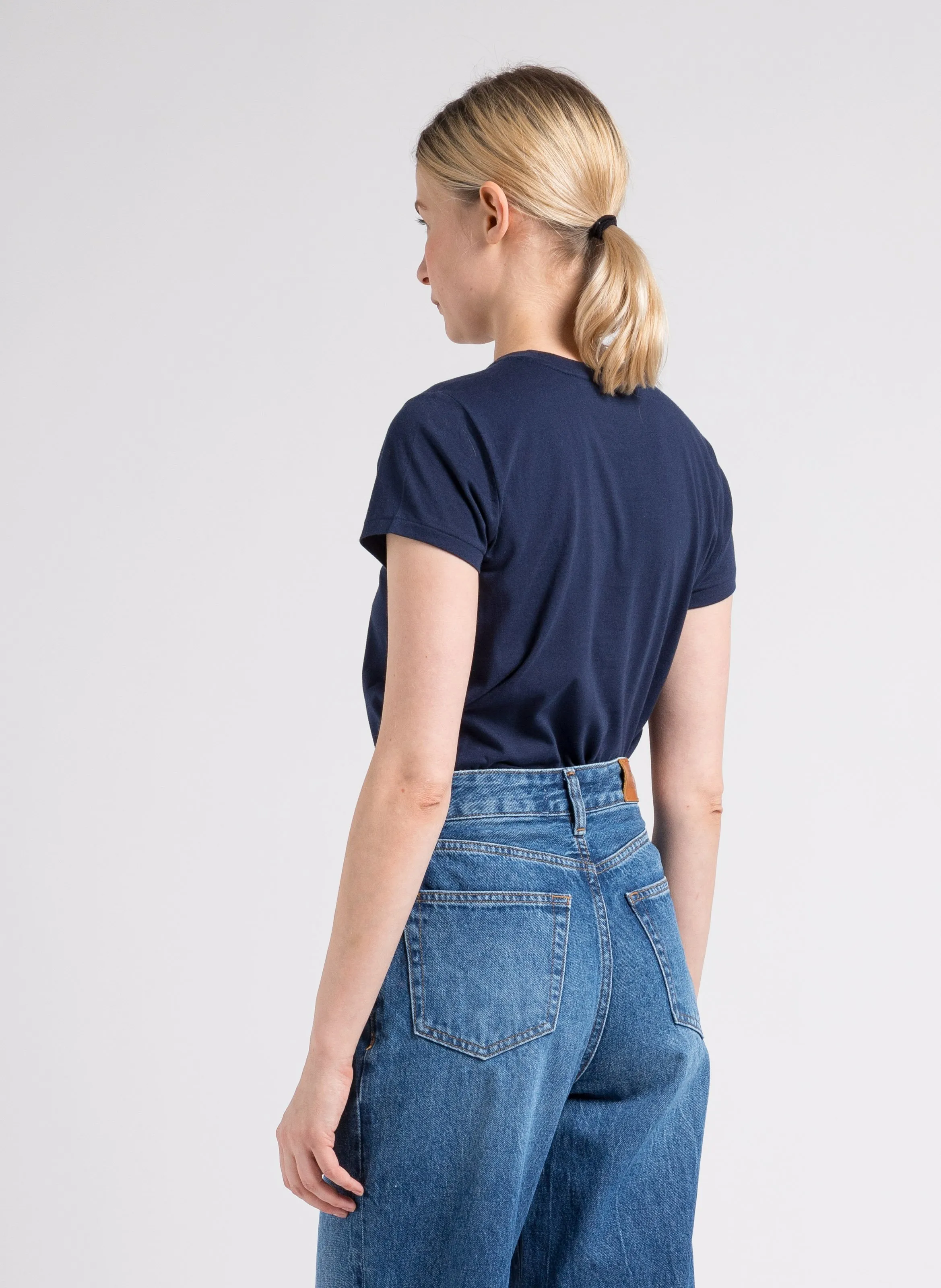  POLO RALPH LAUREN   T-shirt scollo tondo in cotone | Blu