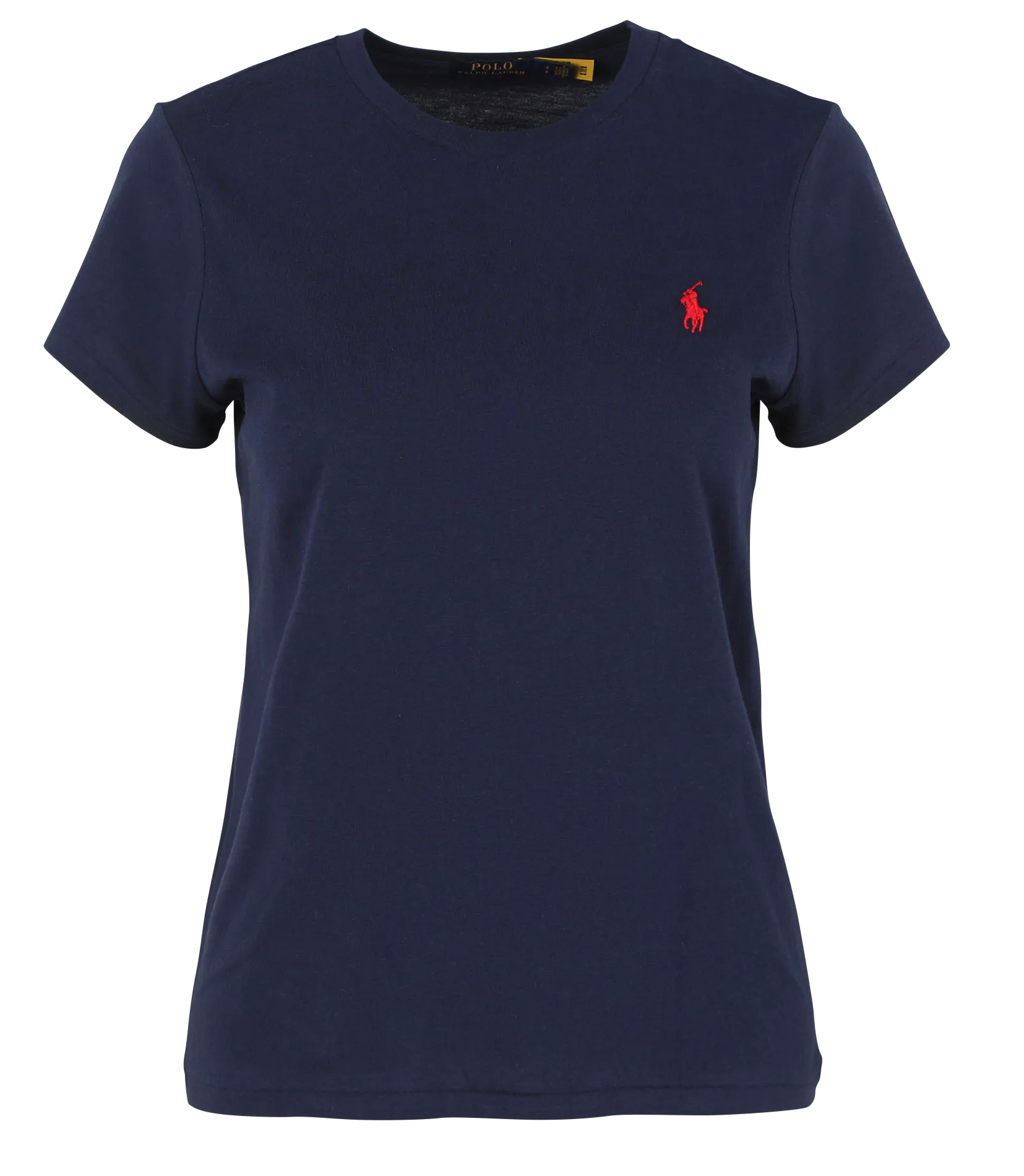  POLO RALPH LAUREN   T-shirt scollo tondo in cotone | Blu