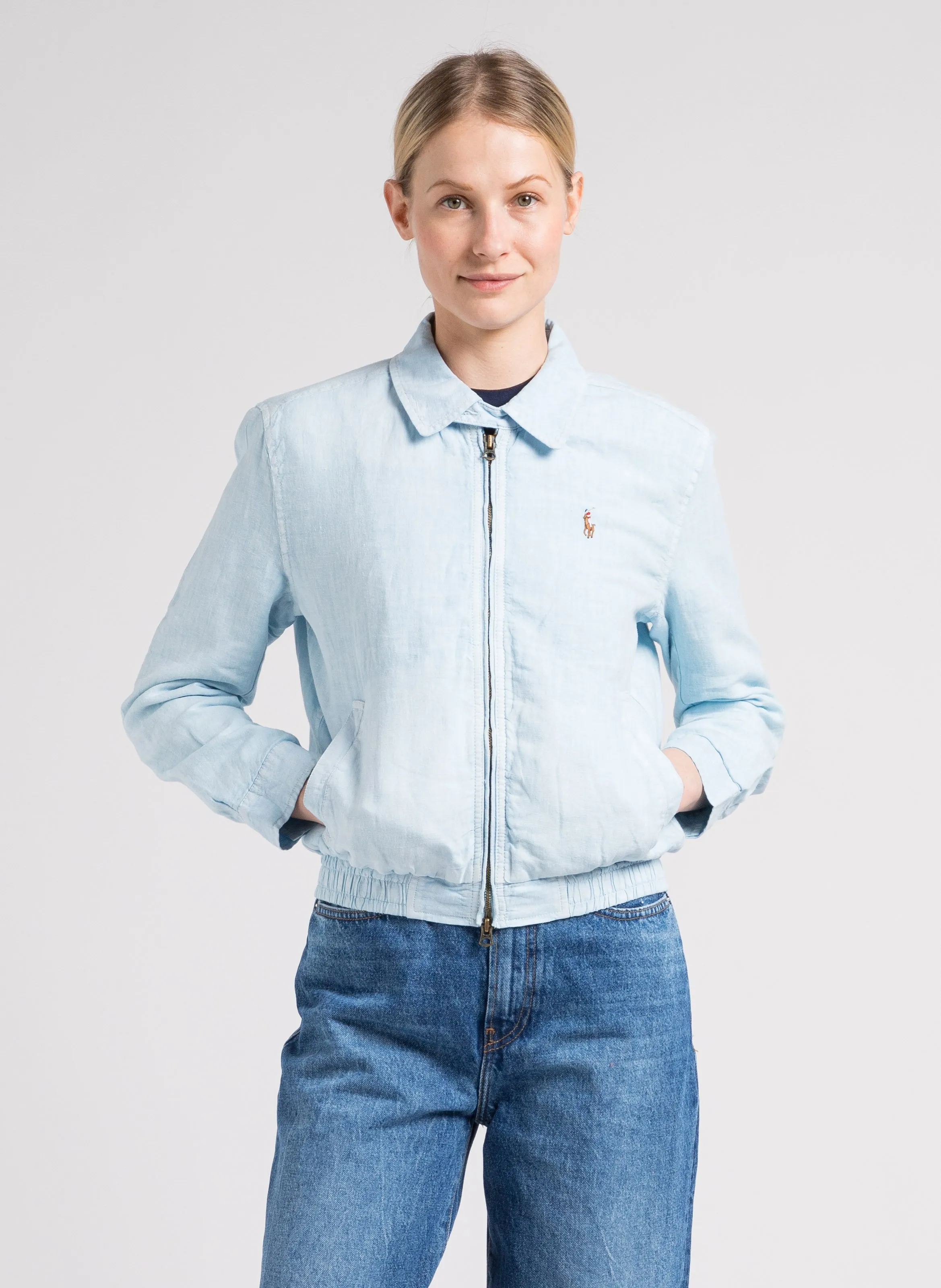  POLO RALPH LAUREN   T-shirt scollo tondo in cotone | Blu