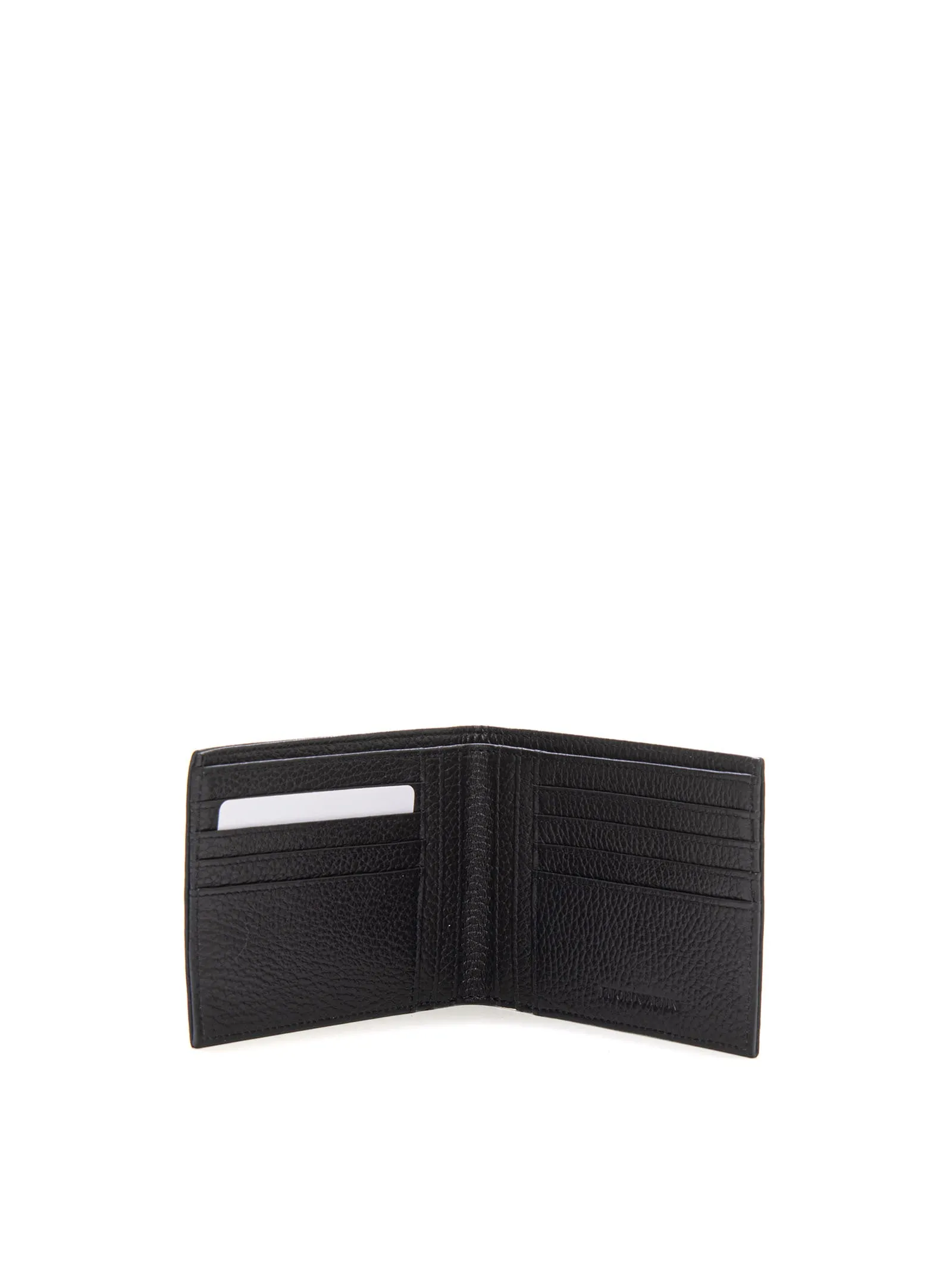 Portafoglio medio Nero Emporio Armani Uomo