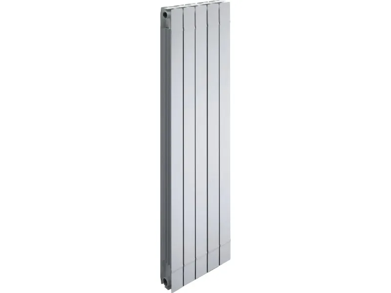 Radiatore Kalis in alluminio interasse 200 cm 5 elementi bianco