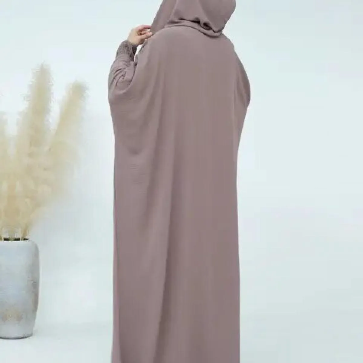 Ramadan Niqab Khimar Musulmano Abaya Dubai Turchia Islam Preghiera Abiti Abiti africani Per le donne Abito Caftano Robe Femme Mu