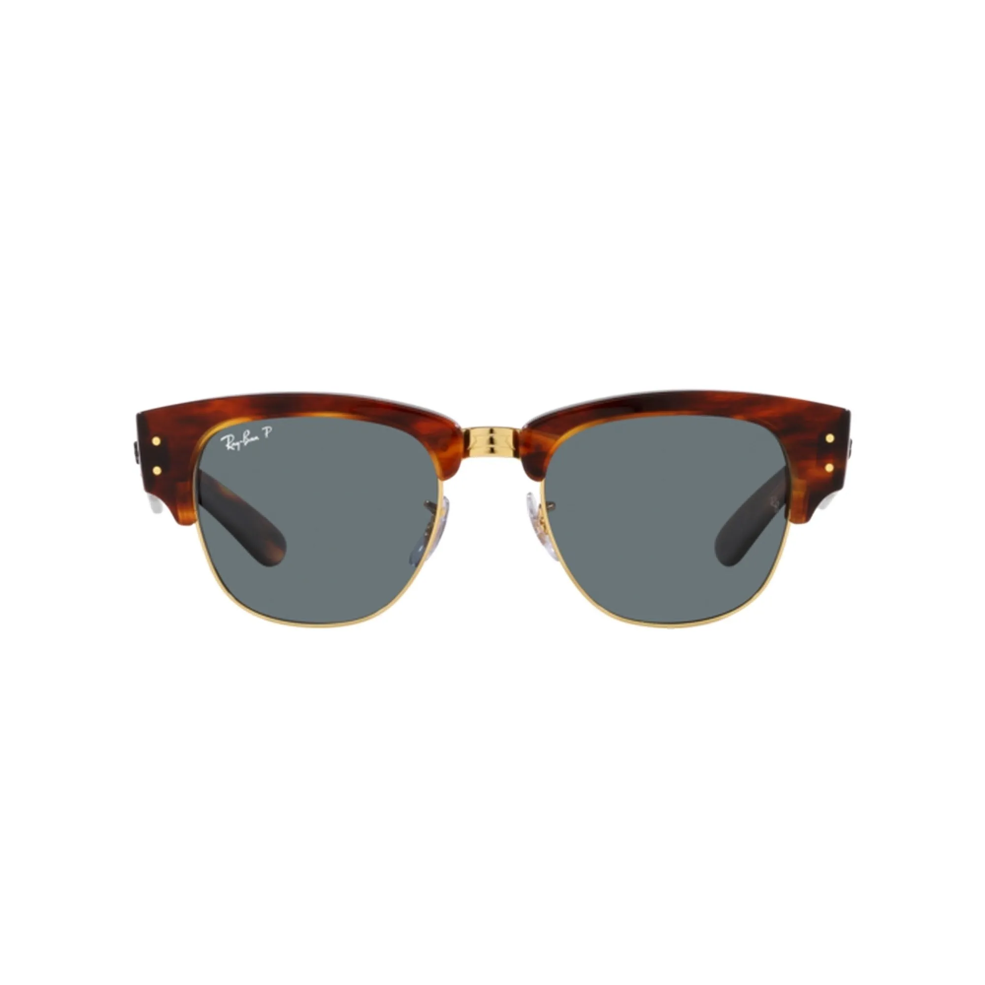   Ray-Ban RB 0316S Mega Clubmaster 954/3R Striped Havana | Occhiale Da Sole Unisex 