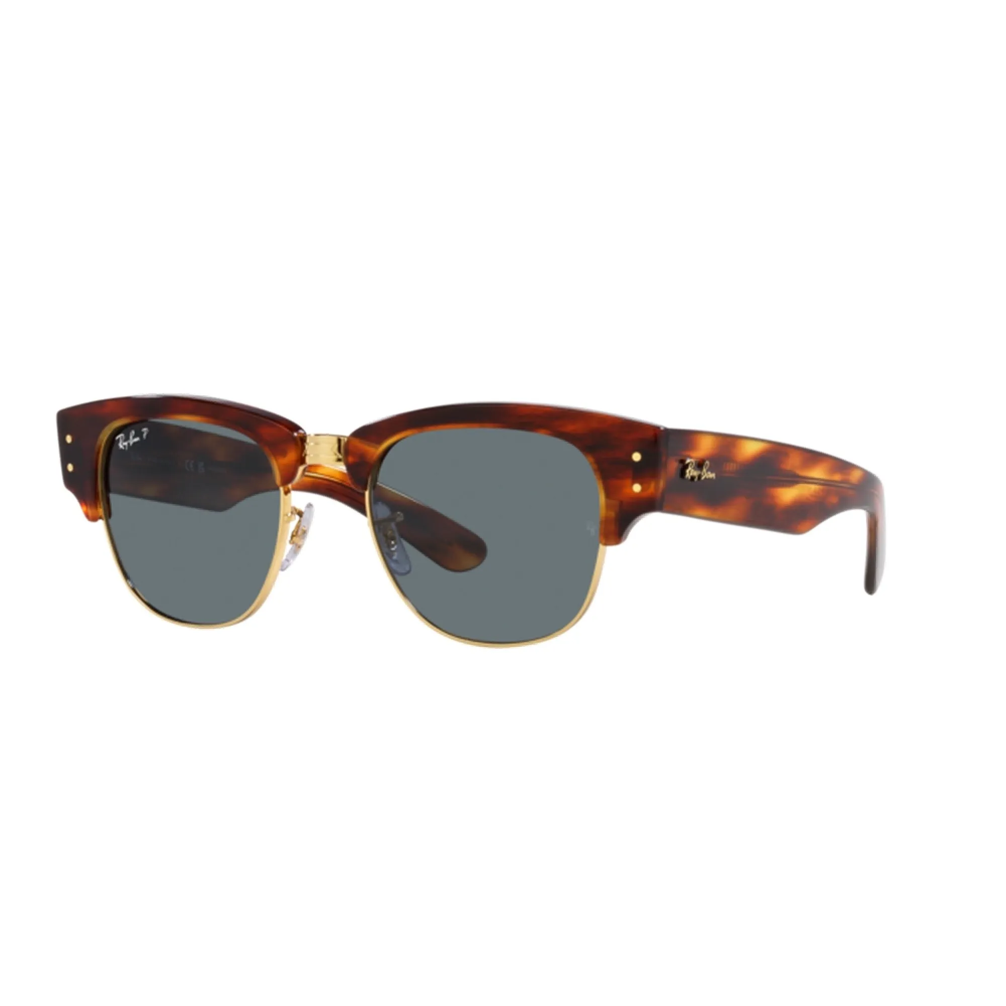   Ray-Ban RB 0316S Mega Clubmaster 954/3R Striped Havana | Occhiale Da Sole Unisex 