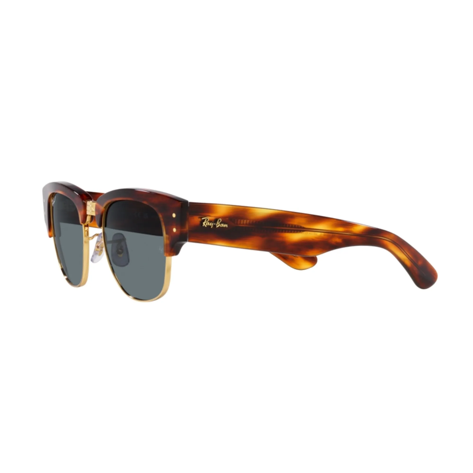   Ray-Ban RB 0316S Mega Clubmaster 954/3R Striped Havana | Occhiale Da Sole Unisex 