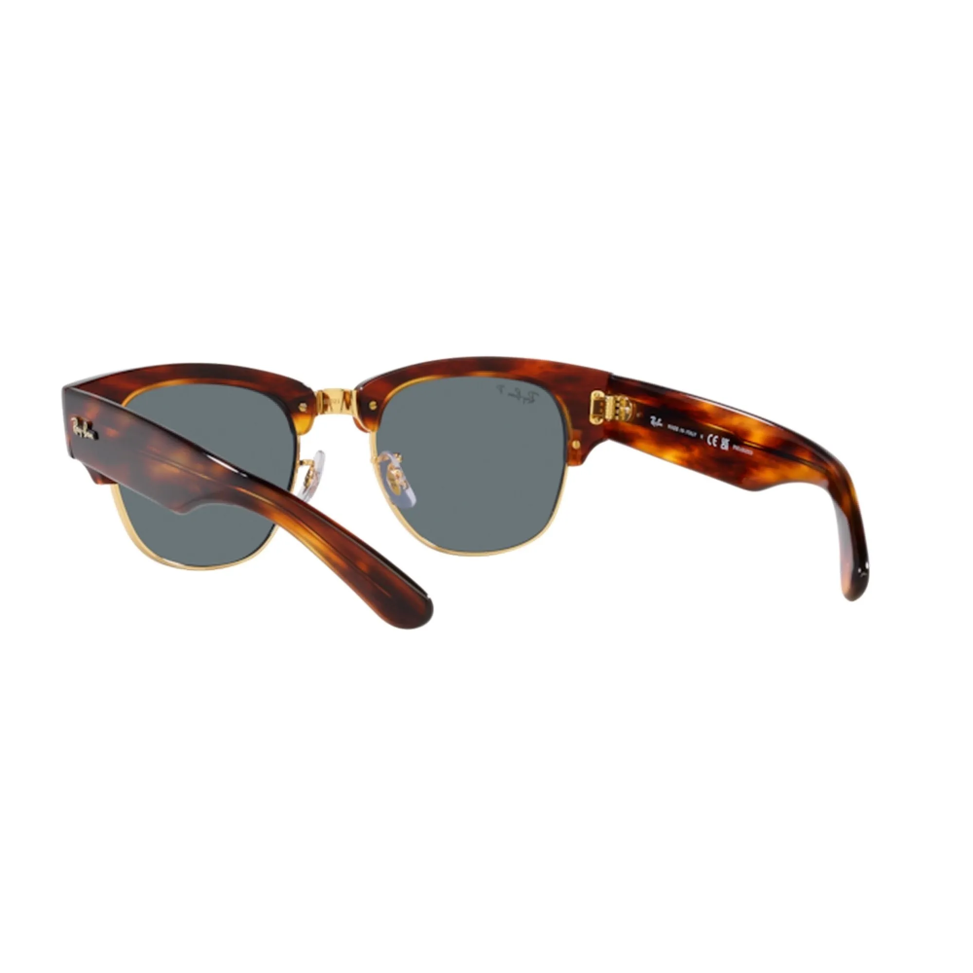   Ray-Ban RB 0316S Mega Clubmaster 954/3R Striped Havana | Occhiale Da Sole Unisex 