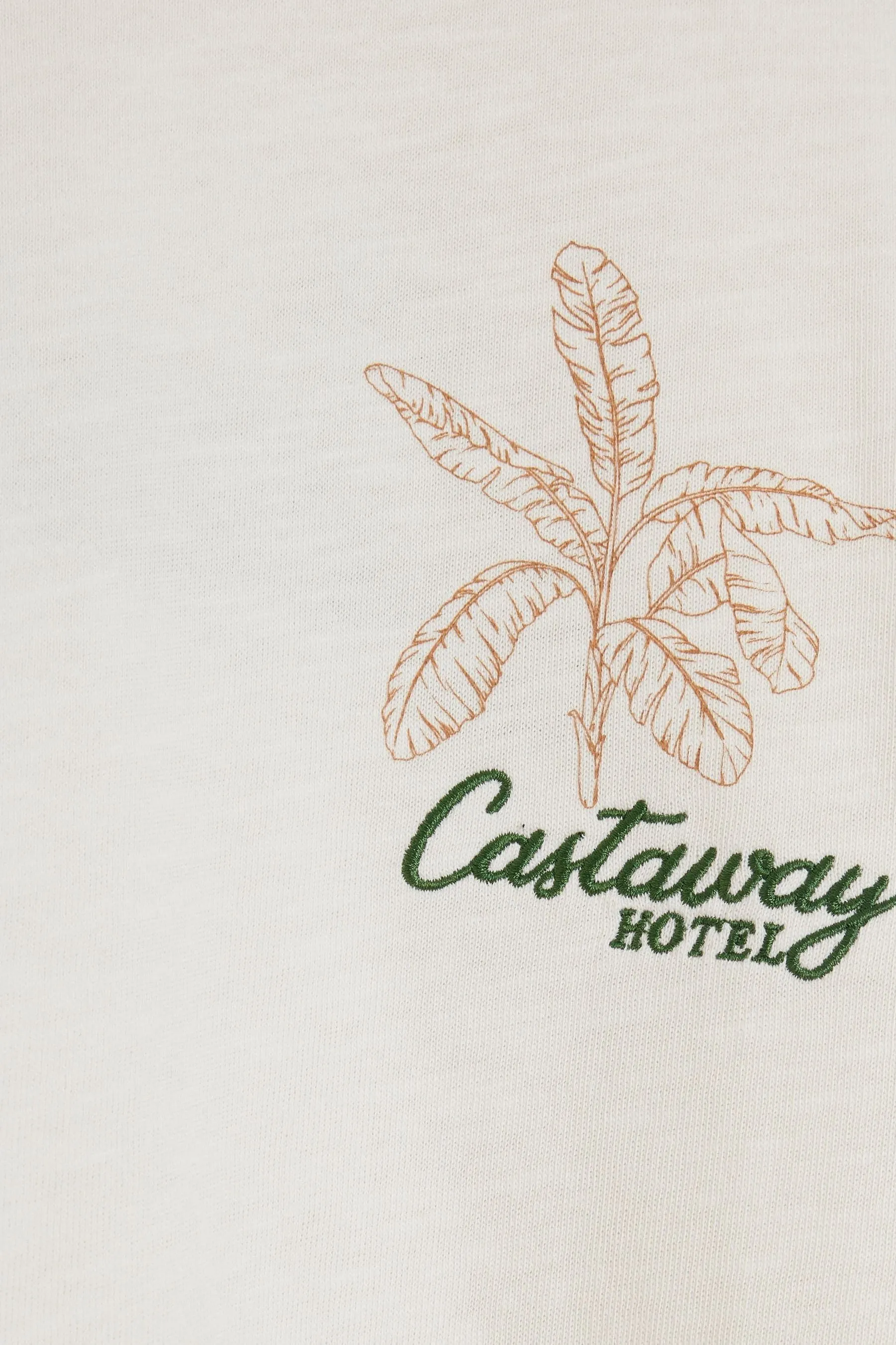 River Island regular  - Fit Maglietta con grafica Castaway    