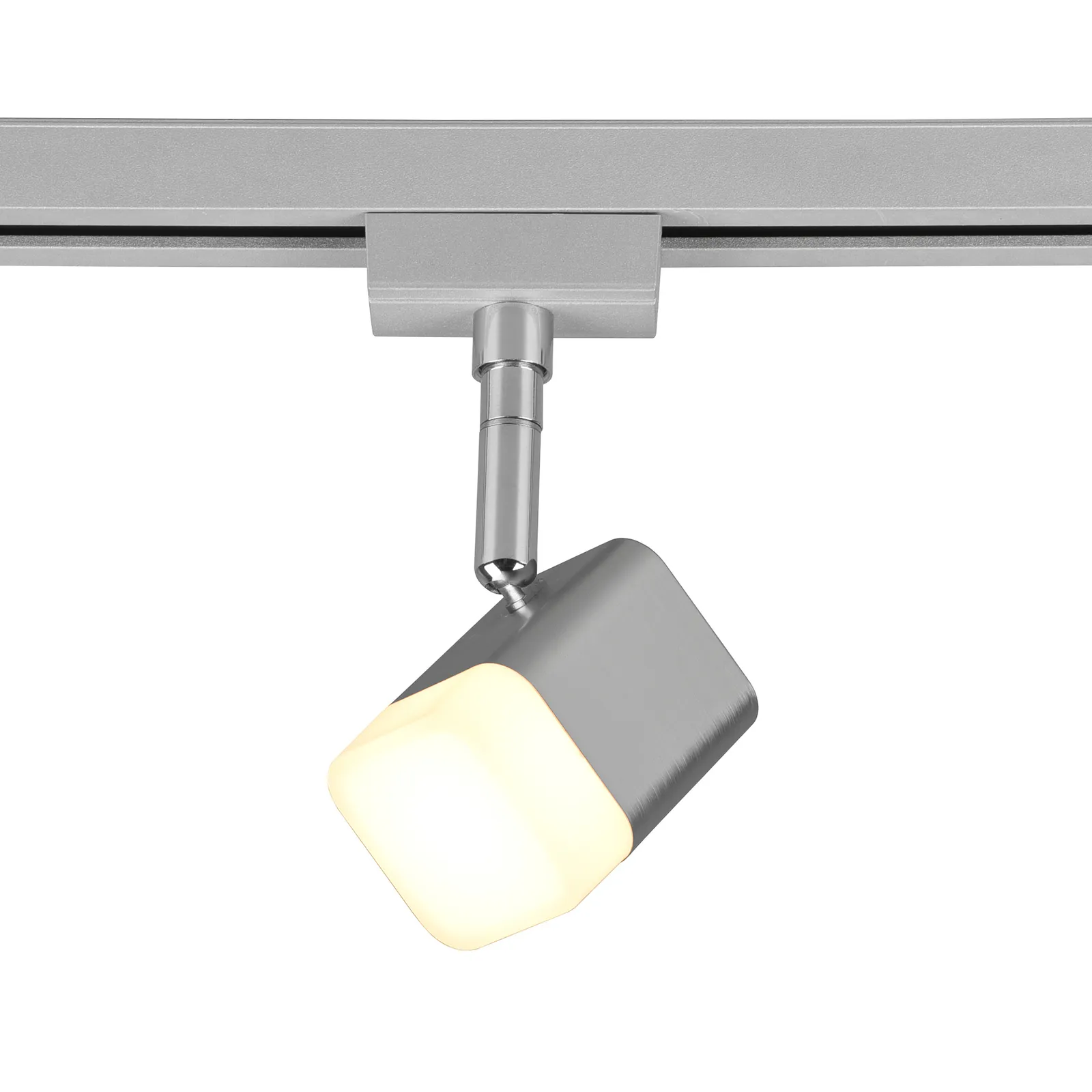 Roubaix DUOline Faretto a binario LED, nichel opaco