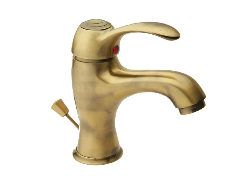 Rubinetto per lavabo Distri vecchio ottone