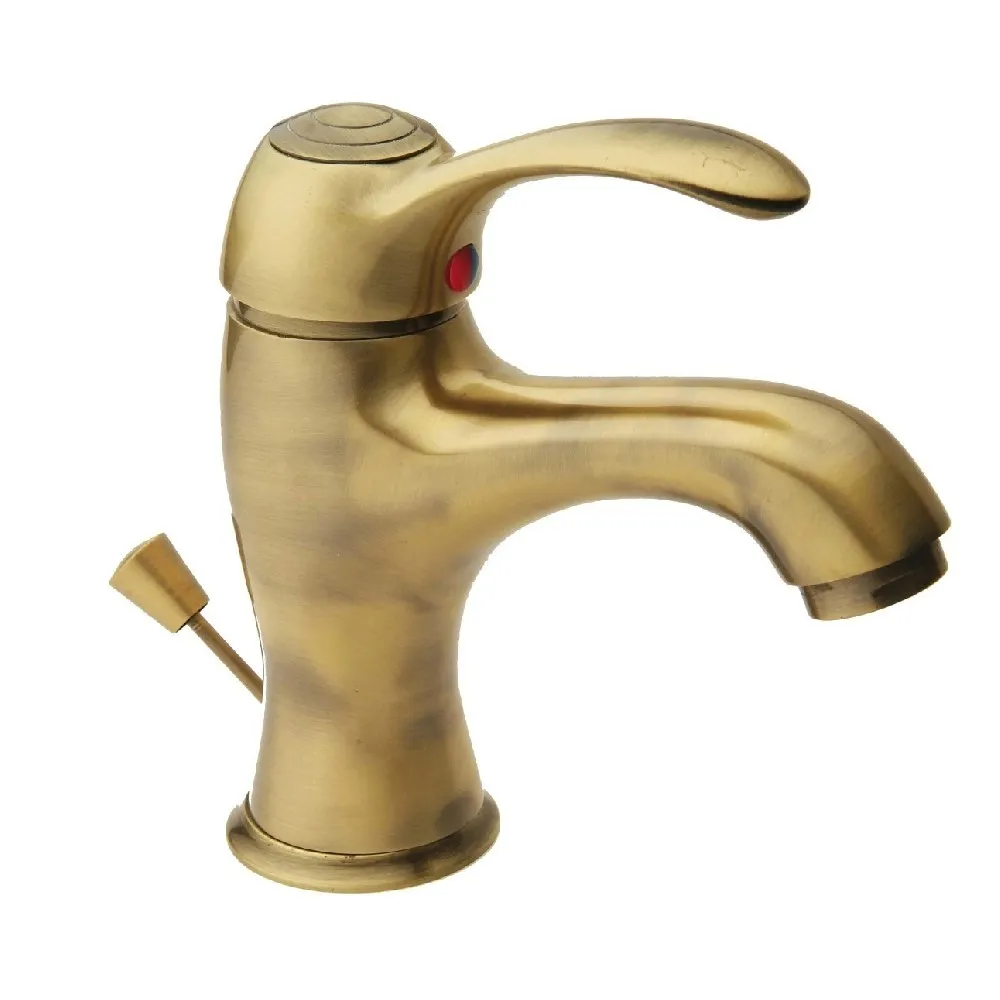Rubinetto per lavabo Distri vecchio ottone