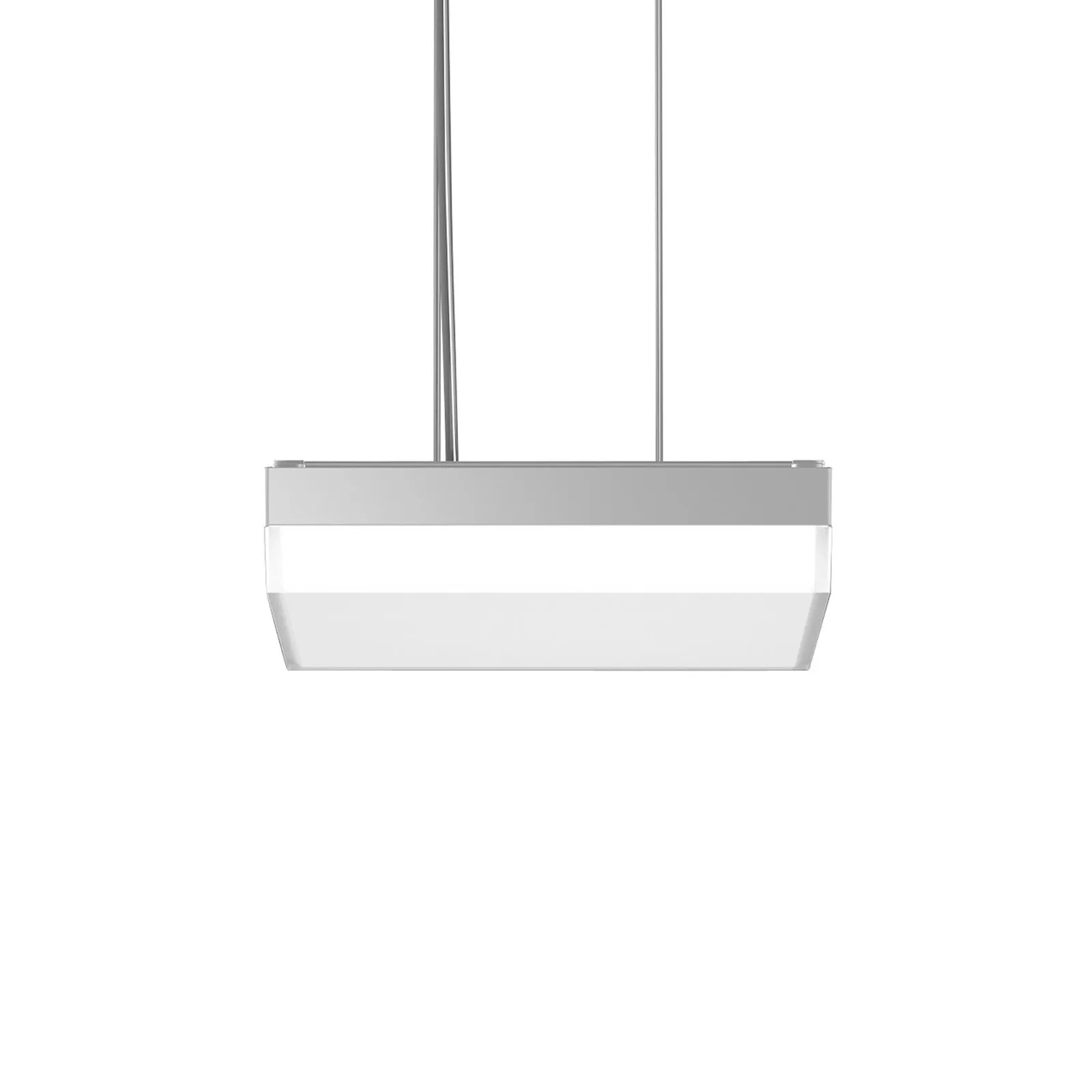 RZB Flat Slim+ Ciondolo DALI 30x30cm 22W argento/opaco