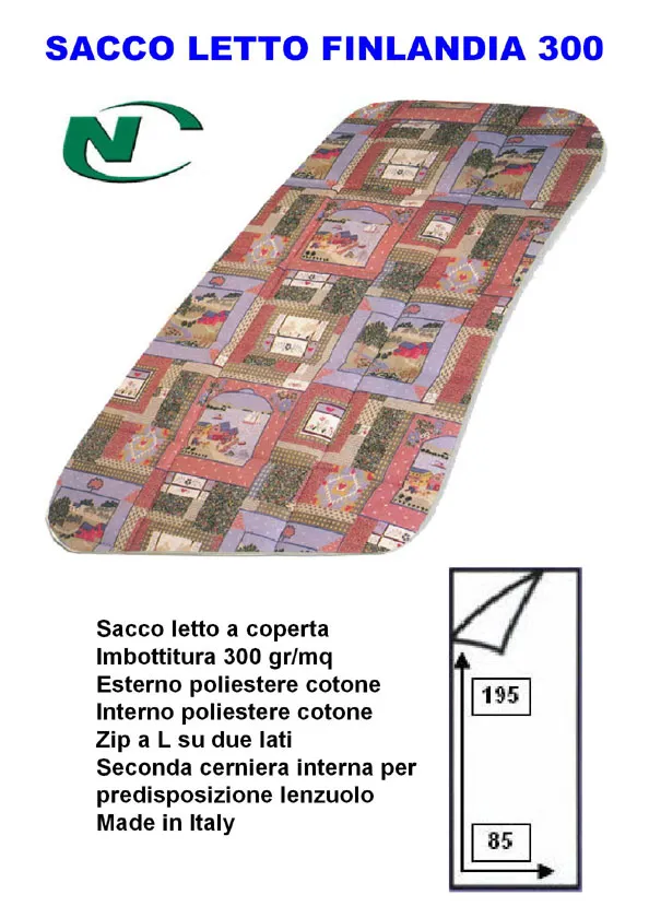 Sacco letto coperta NC 300 FINLANDIA
