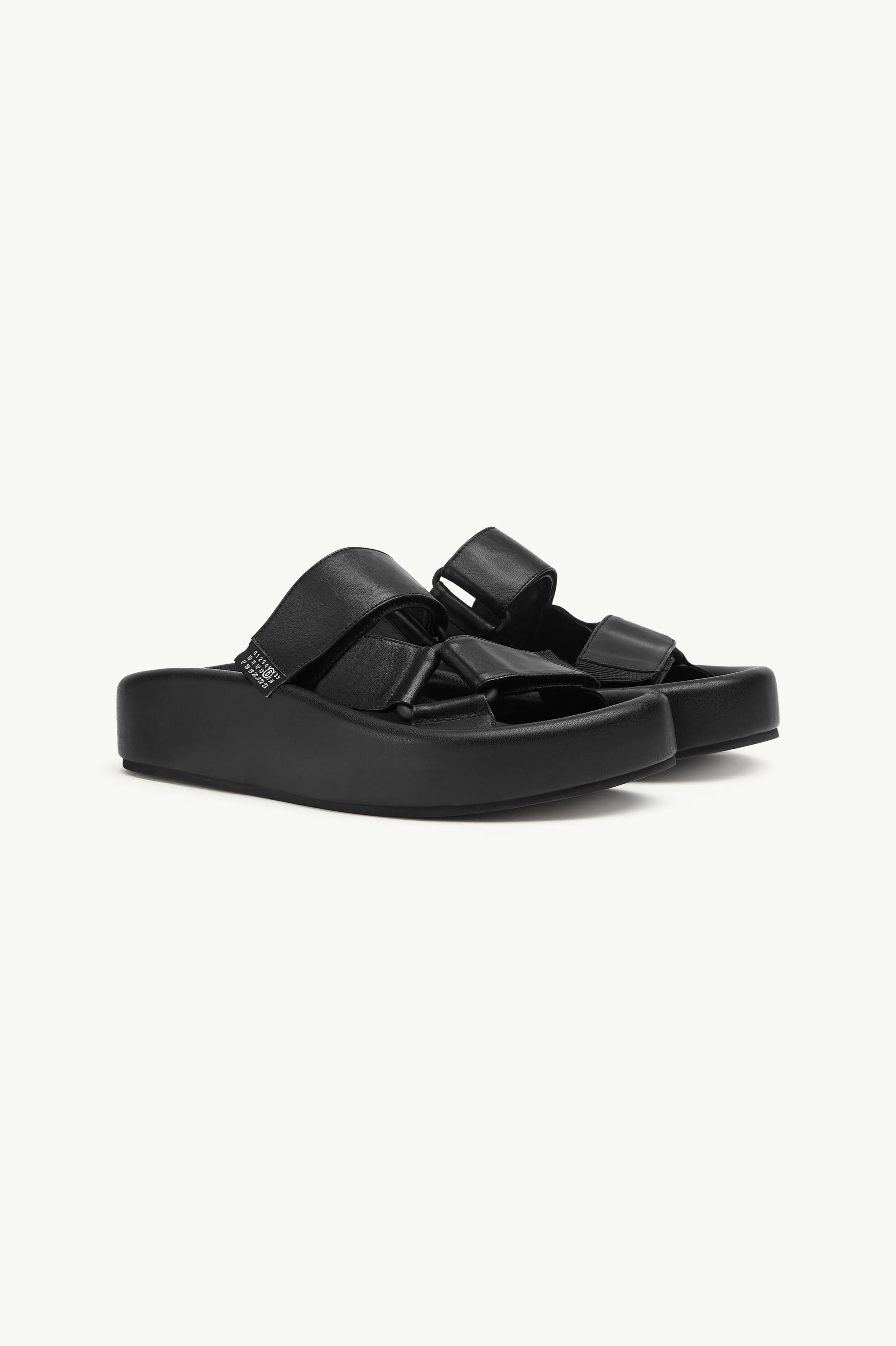 Sandali slip-on con plateau