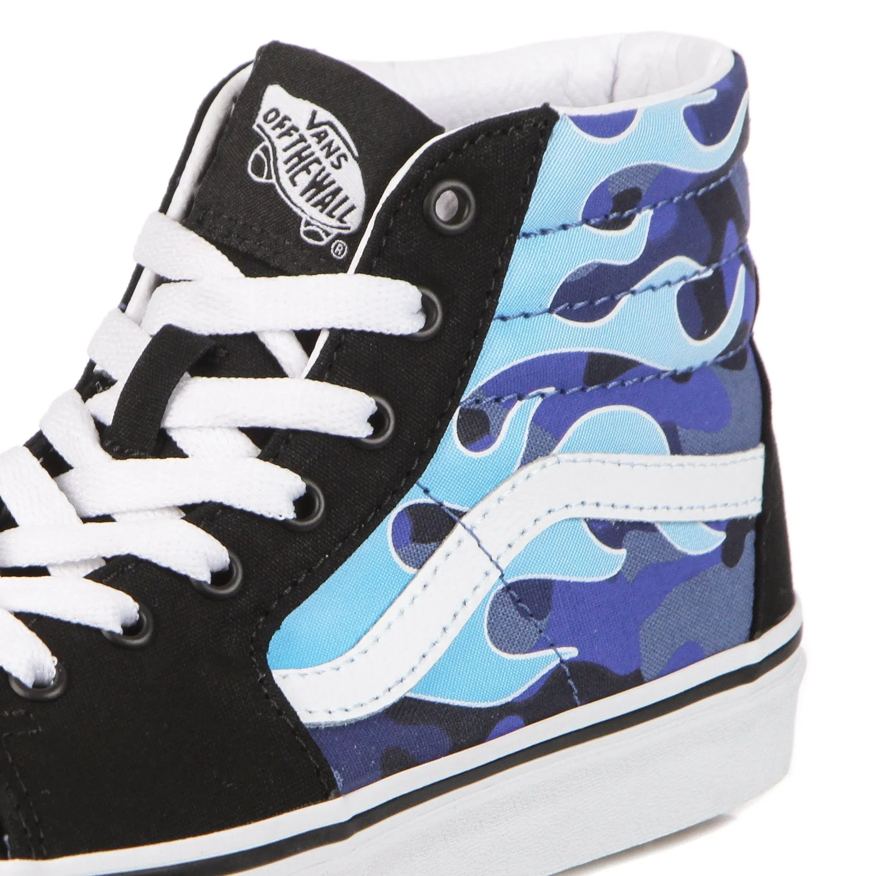 Scarpa Alta Ragazzo Sk8-hi (camo Flame) Blue/ice Camo
