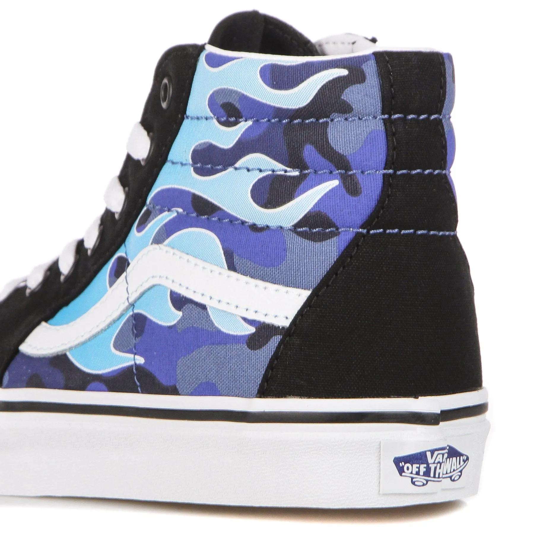 Scarpa Alta Ragazzo Sk8-hi (camo Flame) Blue/ice Camo
