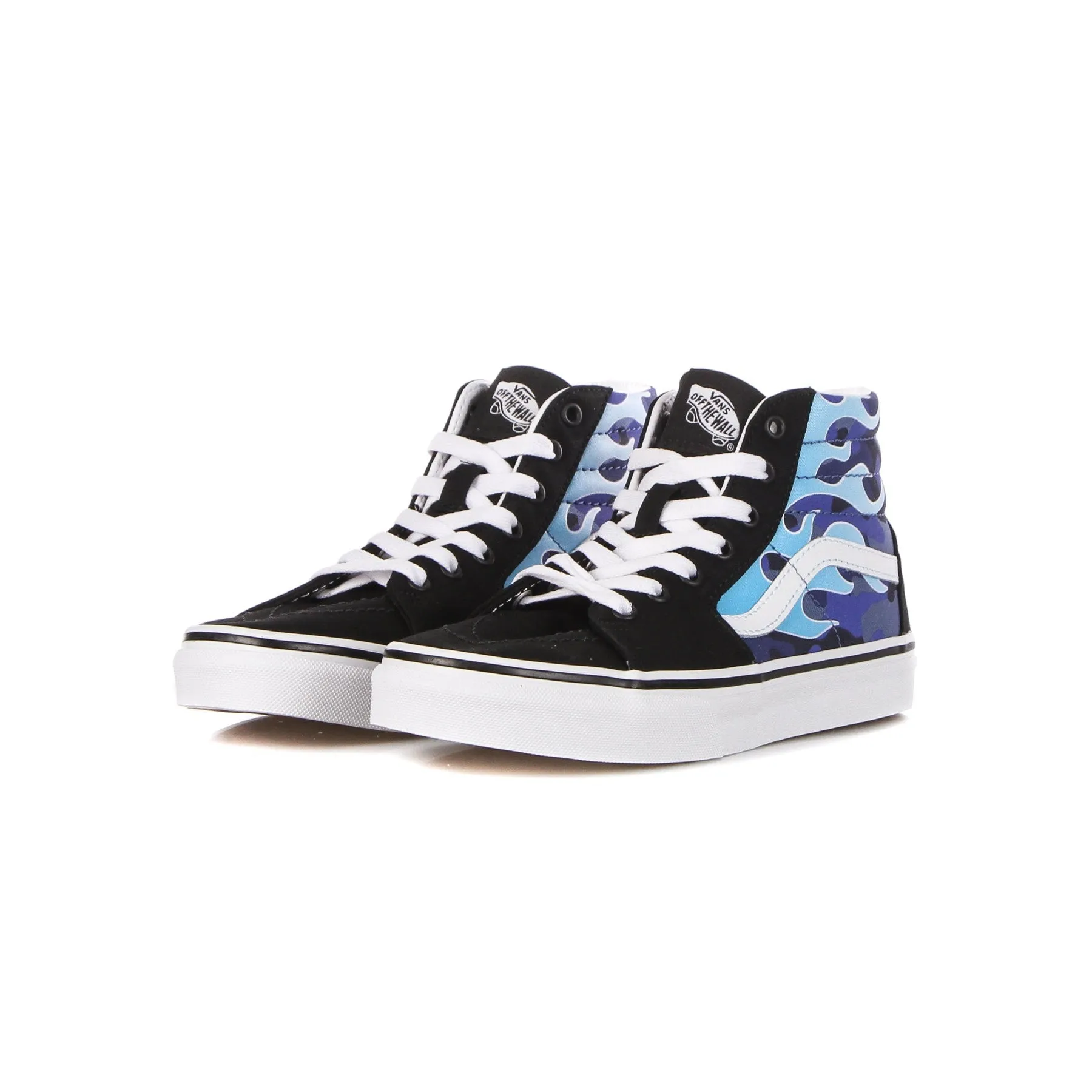Scarpa Alta Ragazzo Sk8-hi (camo Flame) Blue/ice Camo