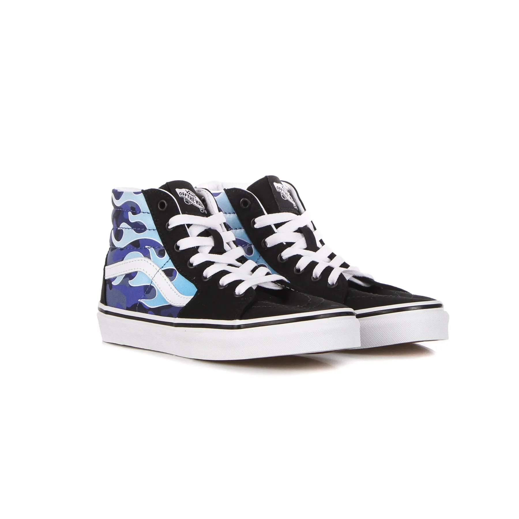 Scarpa Alta Ragazzo Sk8-hi (camo Flame) Blue/ice Camo