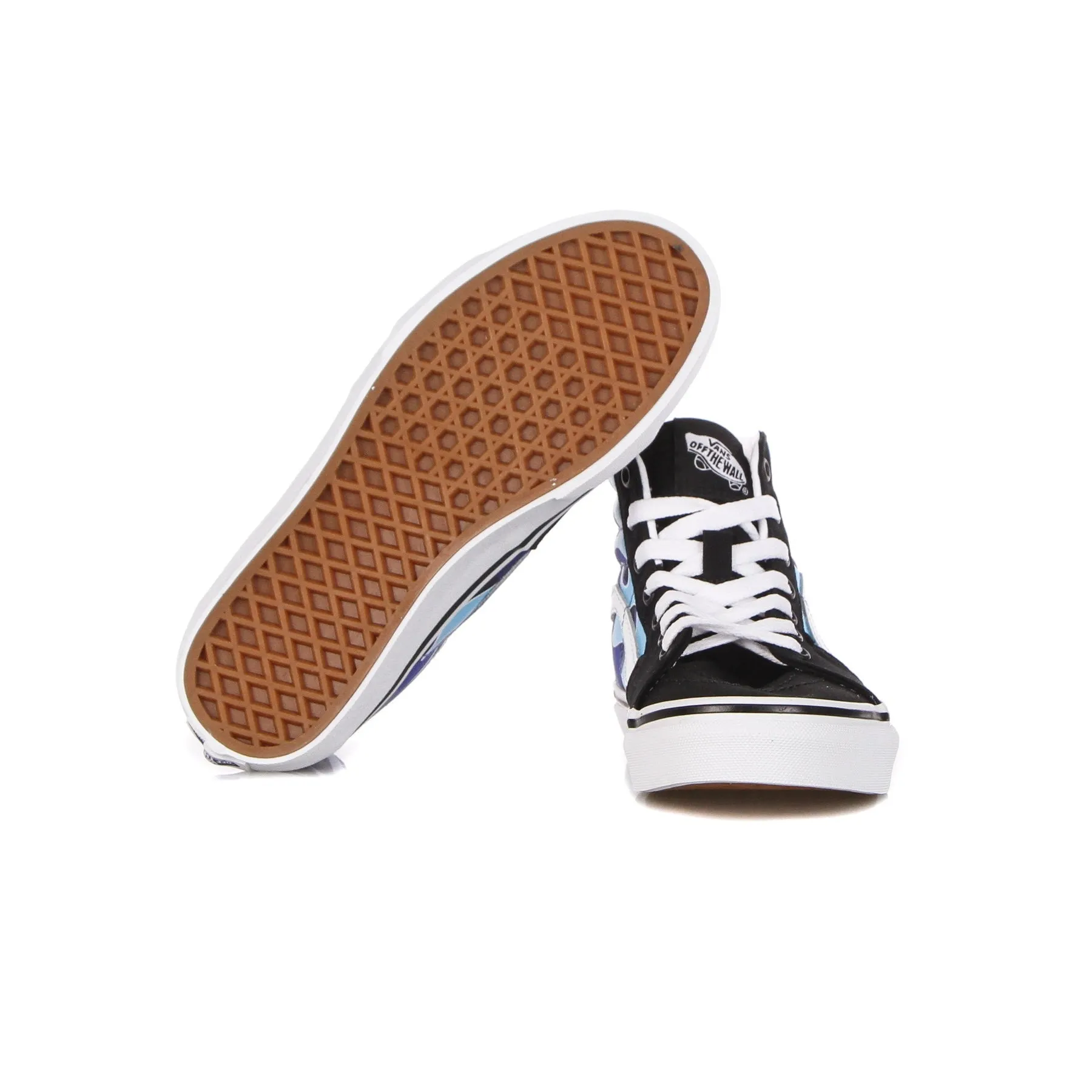 Scarpa Alta Ragazzo Sk8-hi (camo Flame) Blue/ice Camo