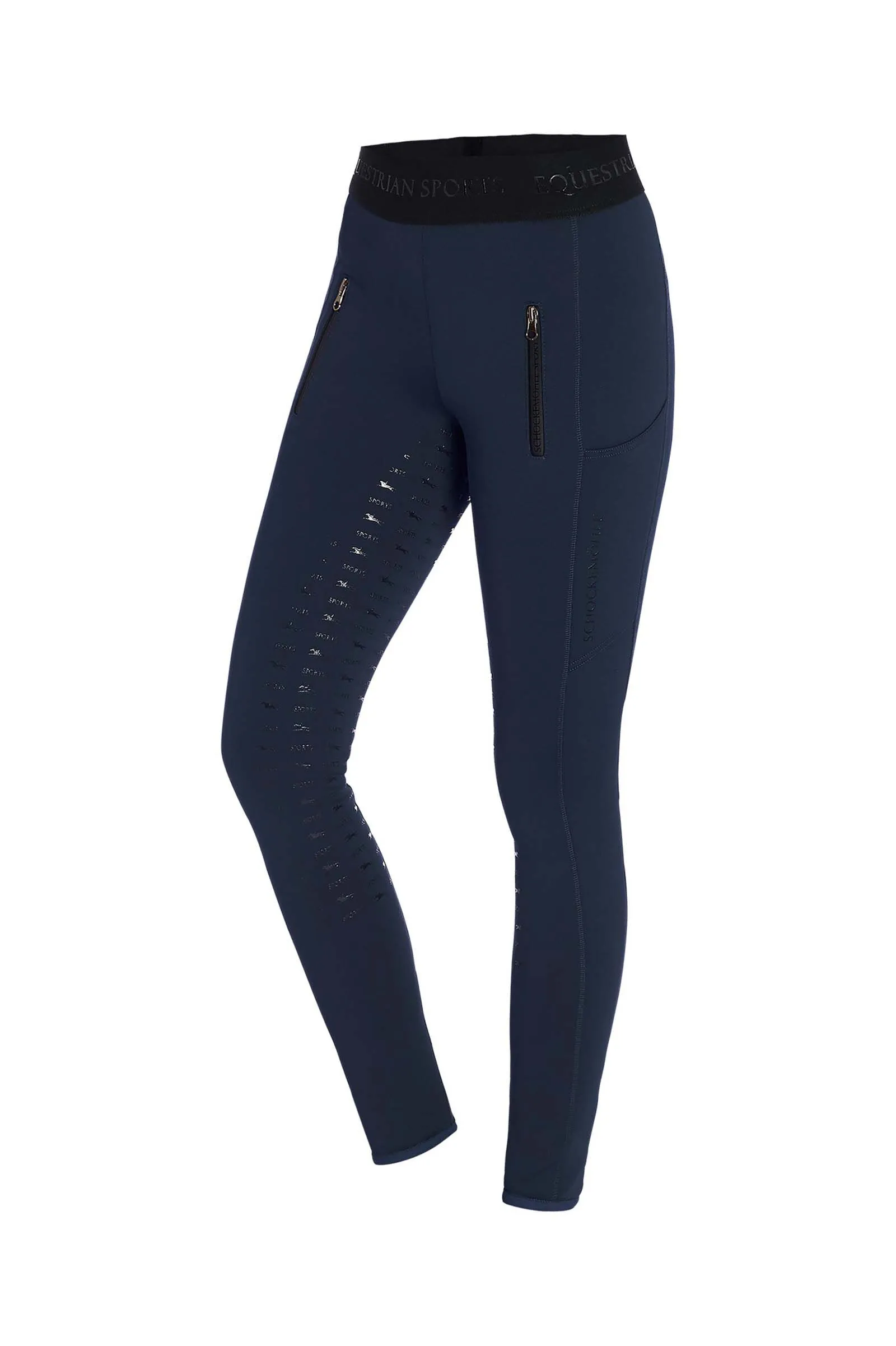 Schockemöhle Sporty Leggins invernali da donna con Full Grip