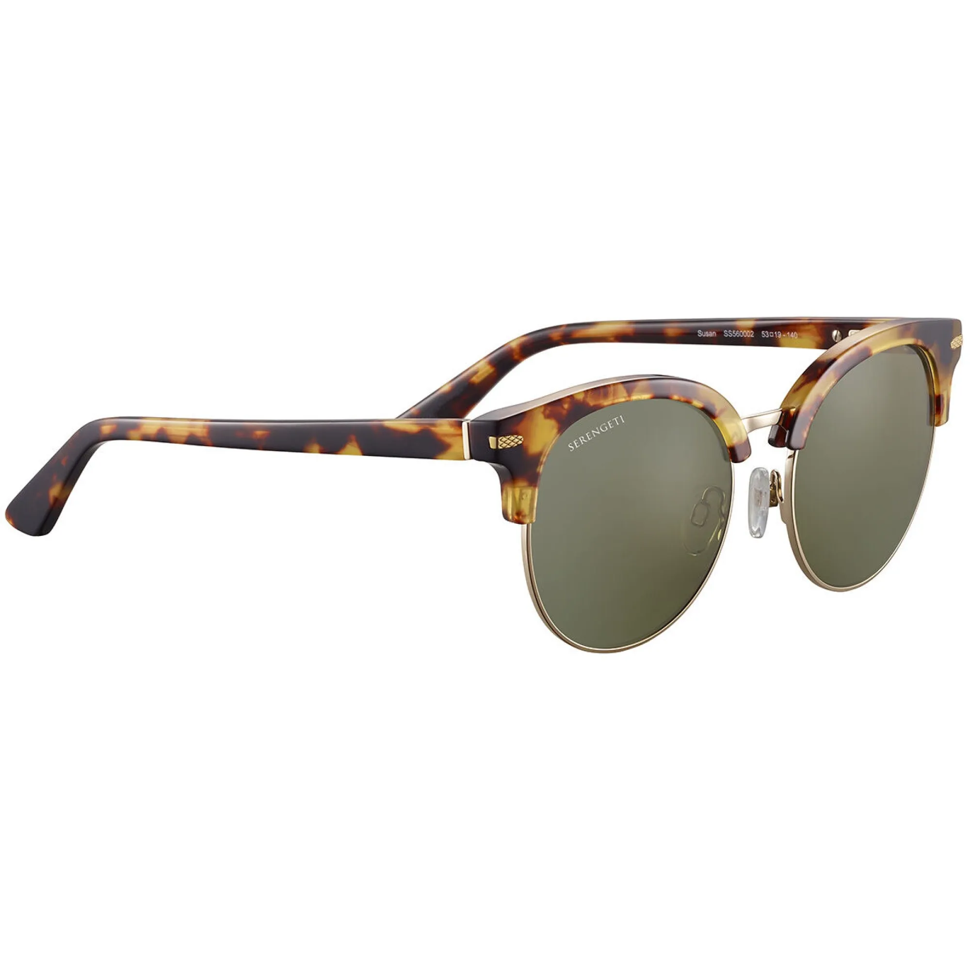   Serengeti SUSAN - SS560002 Metallo Avana Tortora Lucido Oro Chiaro Lucido | Occhiale Da Sole Donna 