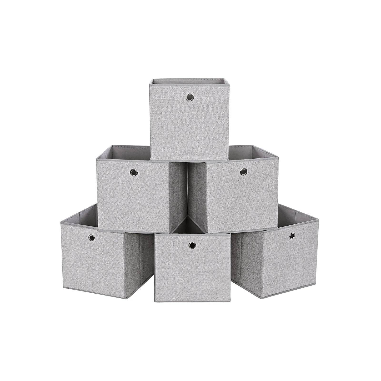 Set da 6 Scatole Portaoggetti Contenitori Pieghevoli
