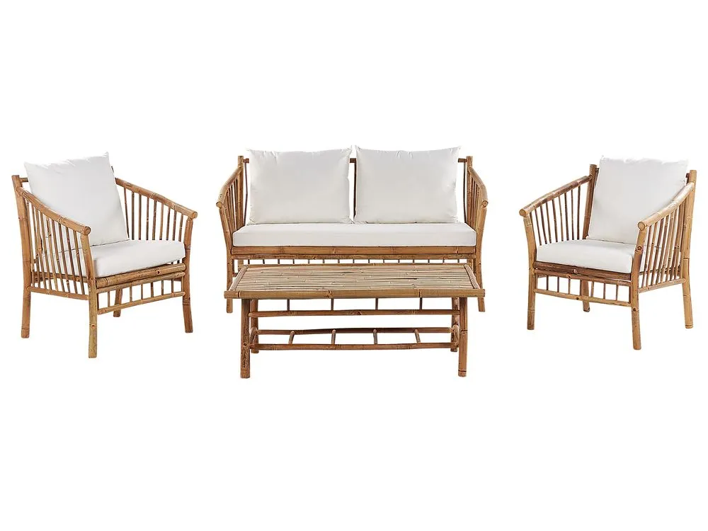Set di 2 cuscini GUZMANIA 45 x 45 cm Beige Tinta unita