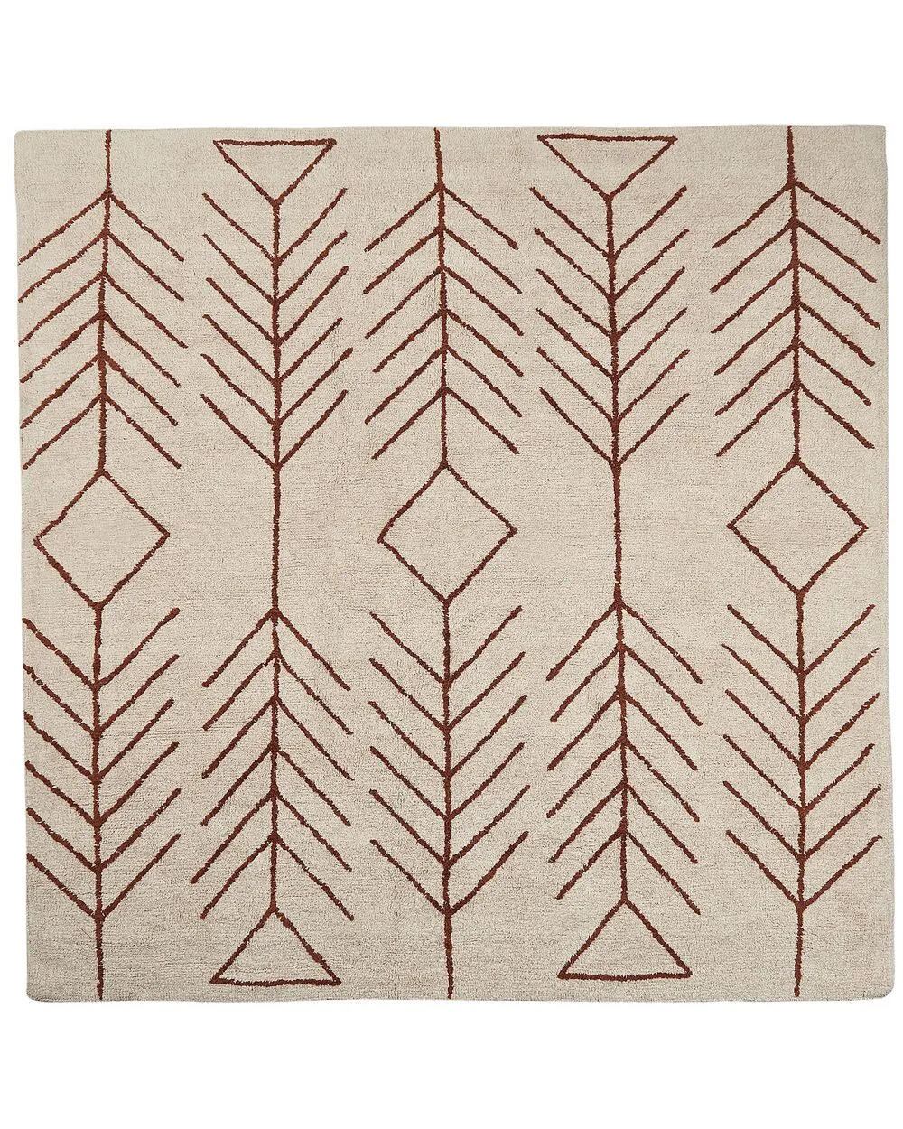 Set di 2 cuscini GUZMANIA 45 x 45 cm Beige Tinta unita