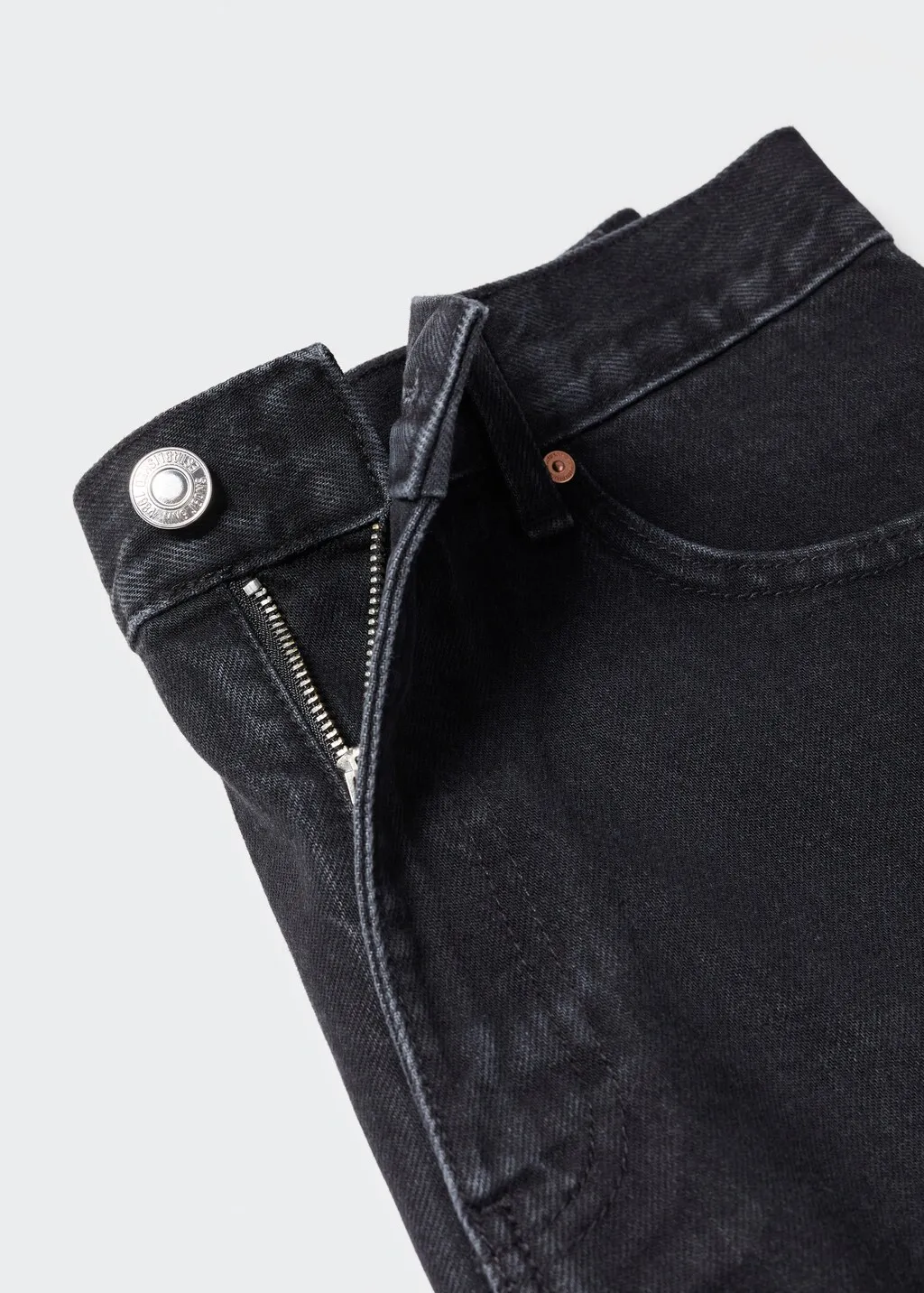 Short denim vita alta