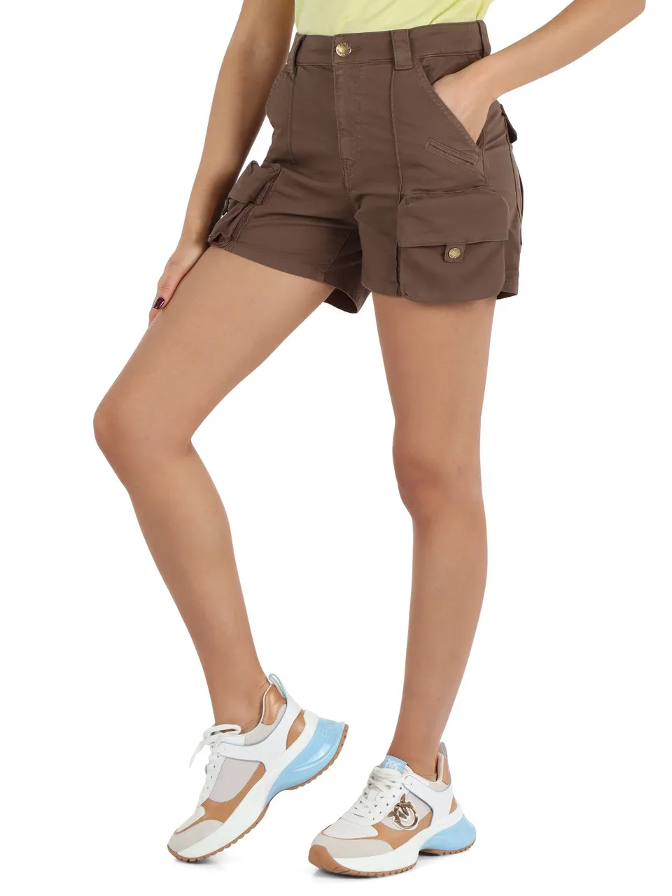 Shorts in cotone stretch PORTA con tasche cargo