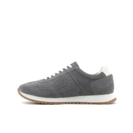Sneakers grigie da uomo con lacci